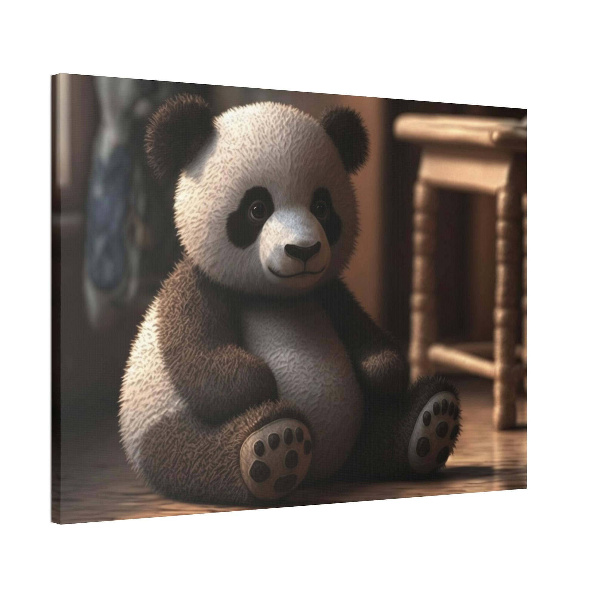 Pandas Panda Zen: Tranquility on Canvas