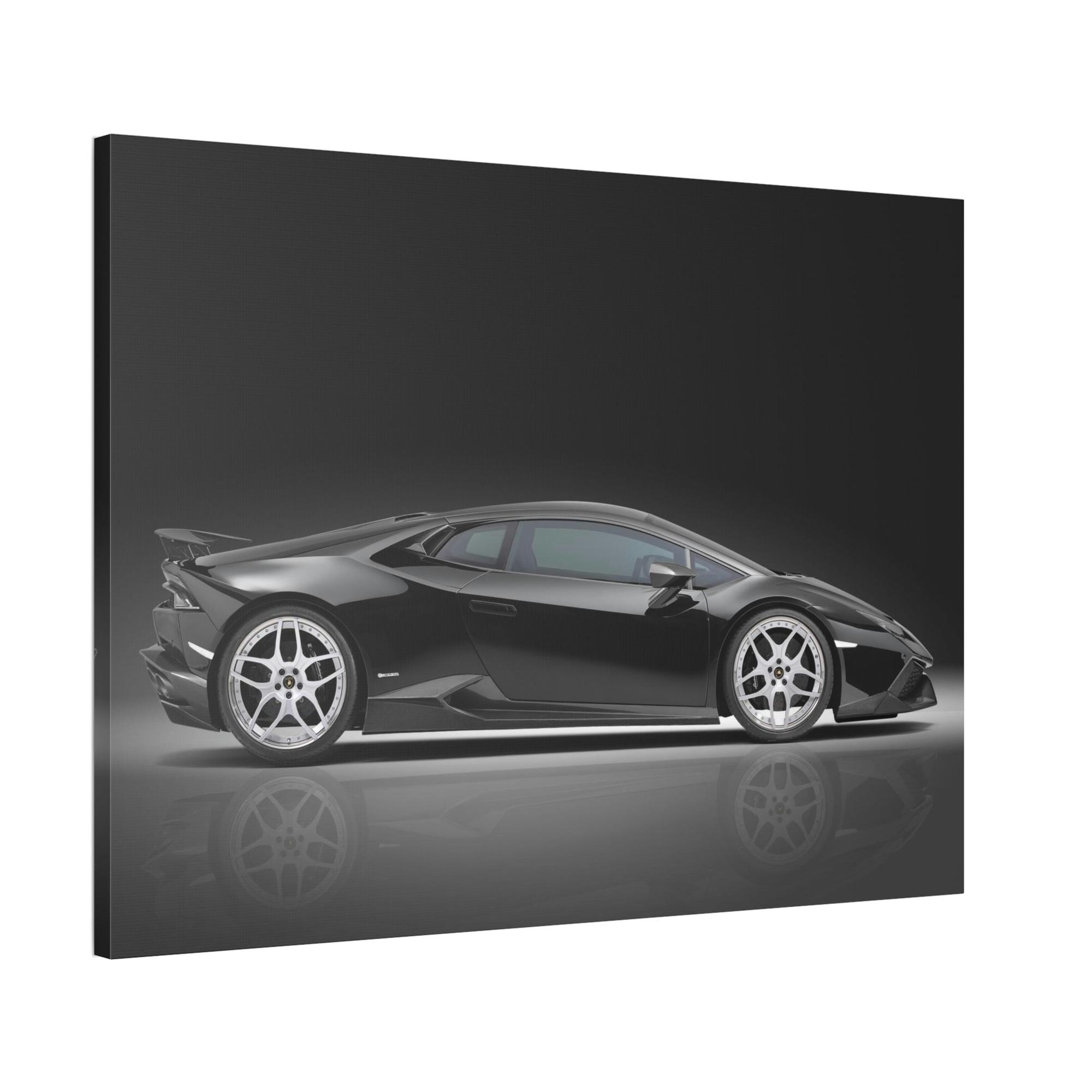 Lamborghini Artistic Rendering of a Lamborghini: Print on Canvas for Car Fans