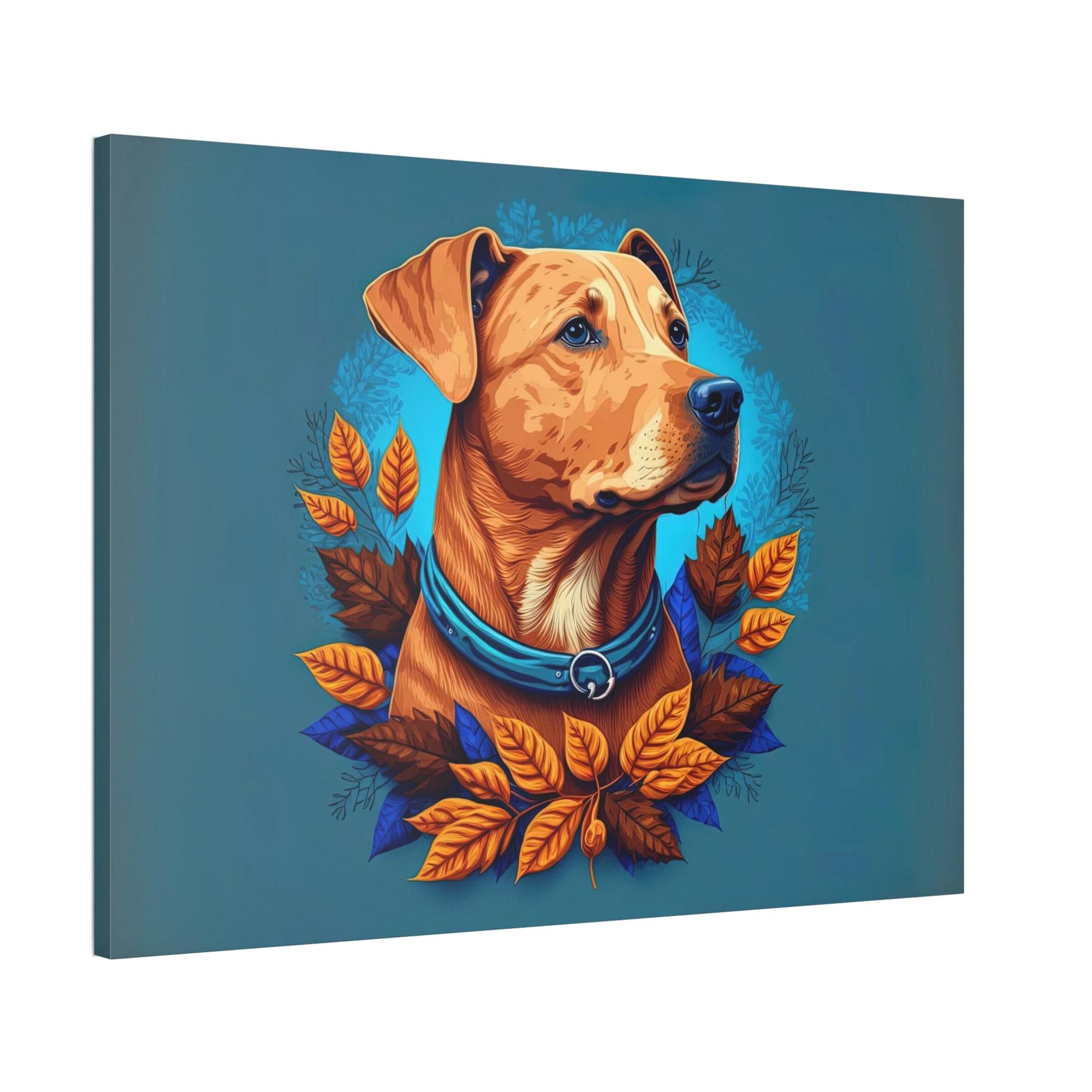 Dogs Puppy Love: Print on Canvas of Adorable Puppies on Framed Canvas
