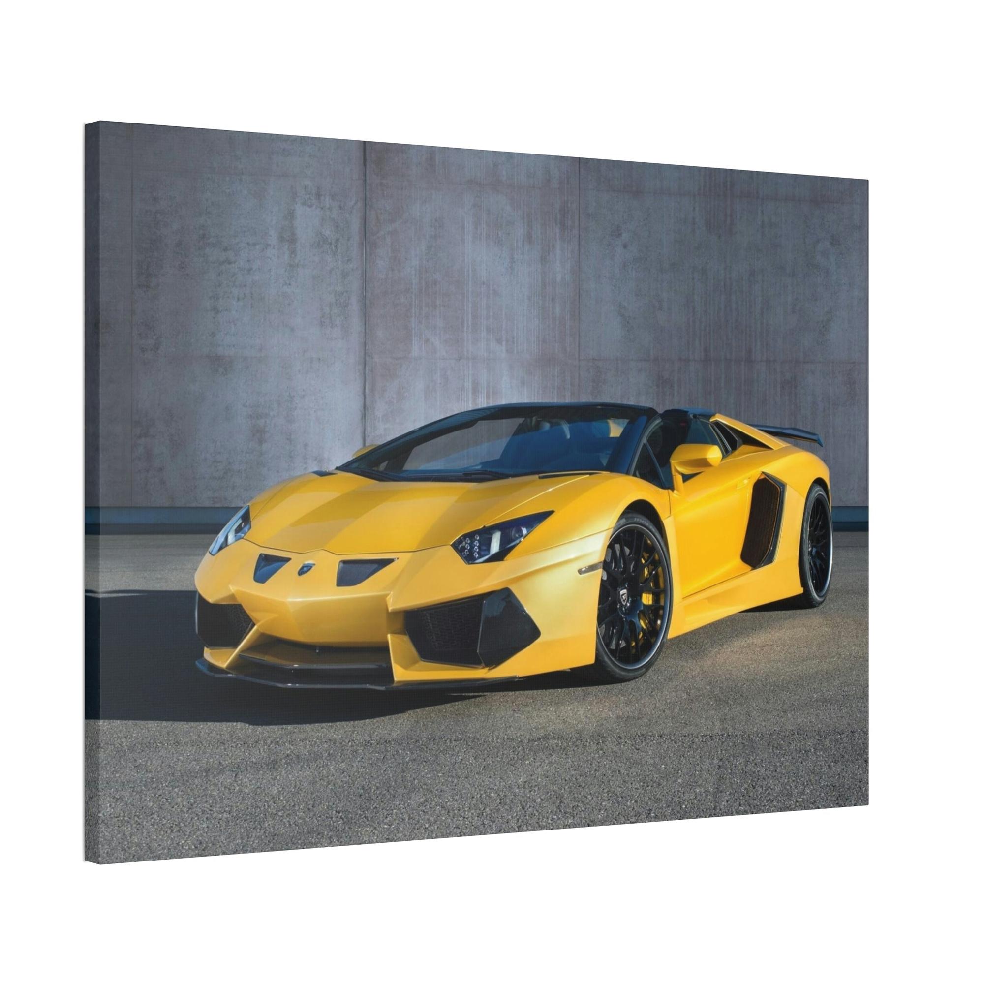 Lamborghini The Majesty of Lamborghini: Striking Print on Natural Canvas & Poster