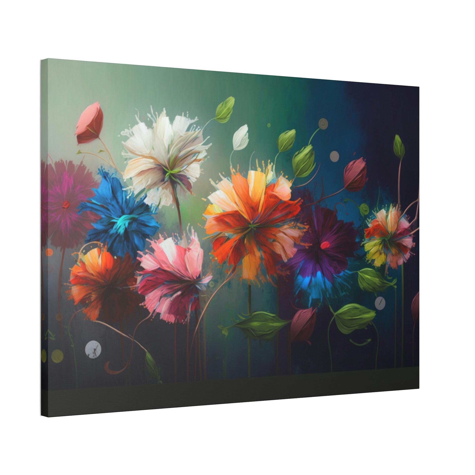 Abstract Floral Framed Poster & Canvas of Abstract Floral: A Garden of Emotions