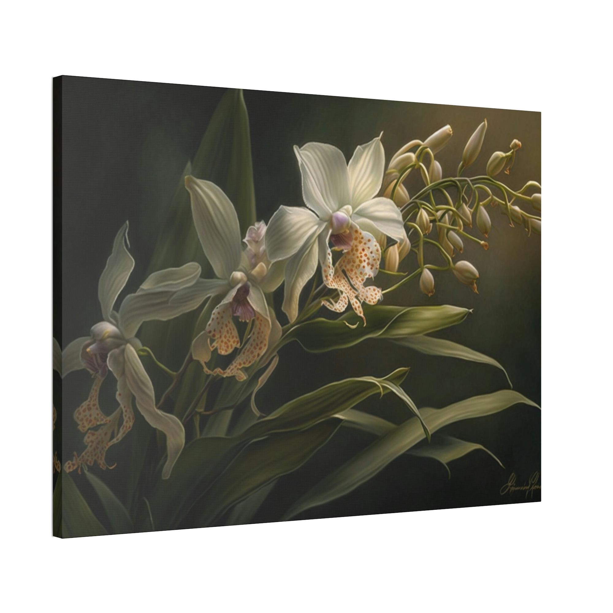 Orchids Exotic Blooms: Orchids on Canvas