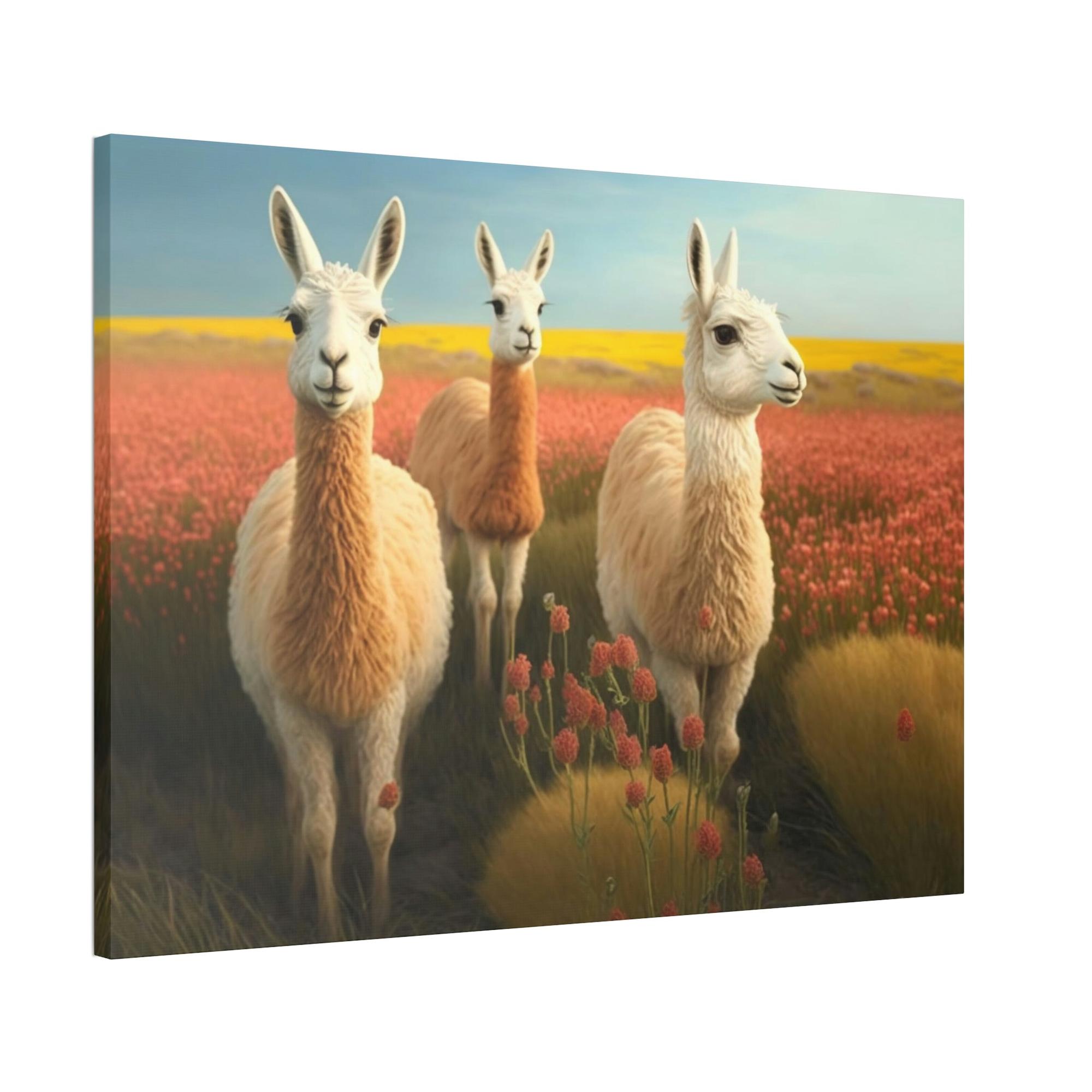 Lamas Lama Harmony: A Canvas of Peaceful Creatures