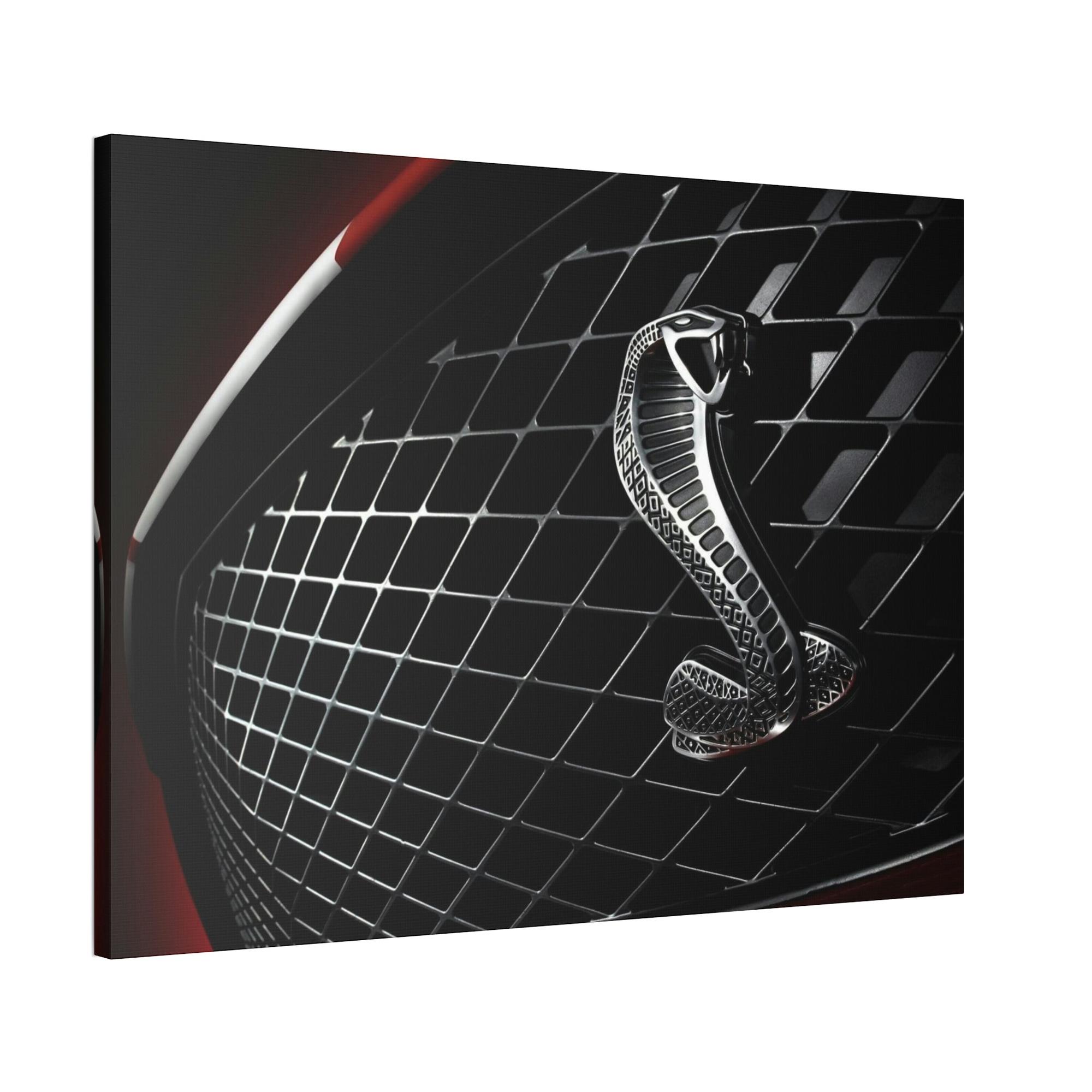 undefined Sleek and Powerful: Mustang Sports Car Art on Canvas for Modern Interiors