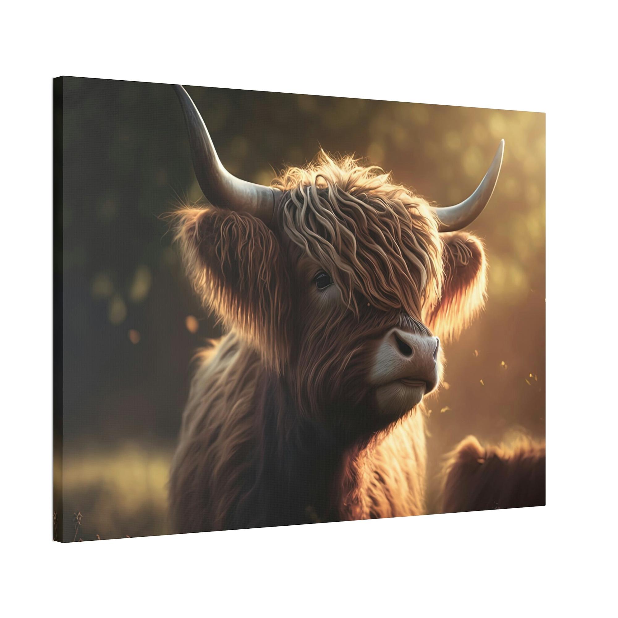 Cows Farmhouse Chic: Cow on Canvas for a Stylish and Elegant Wall Art Accent