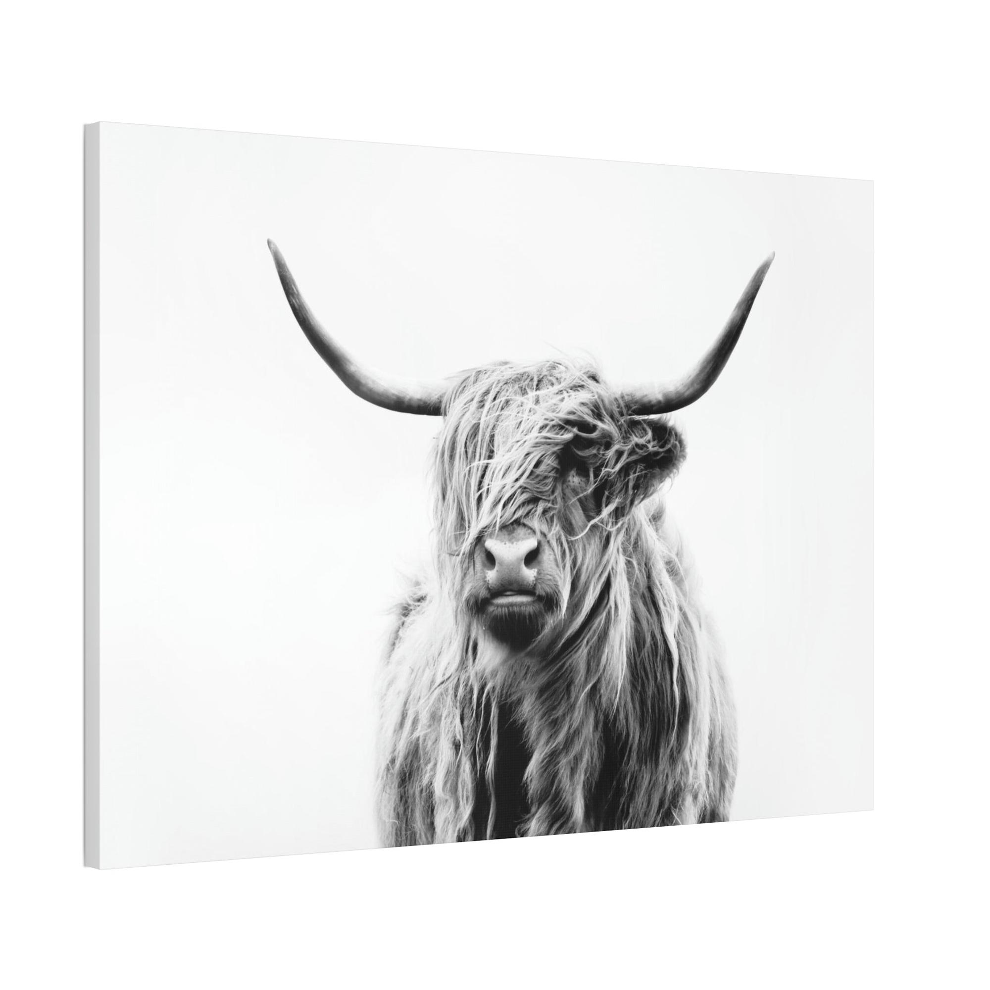 Highland Cow Nature's Majesty: Cow Art for a Breathtaking Wall Art Statement