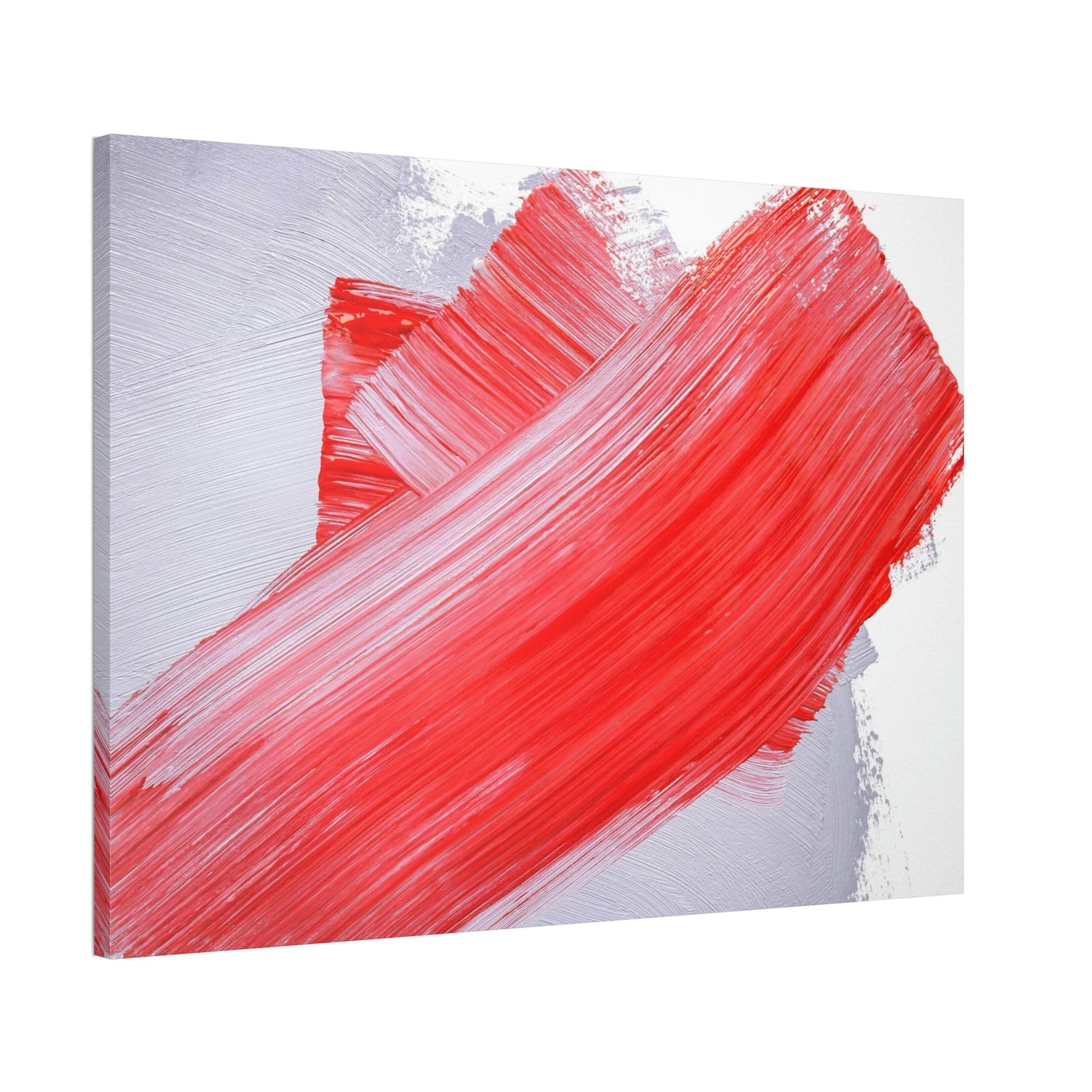 undefined Red Abstract Delight: Natural Canvas and Framed Poster for Your Wall Art