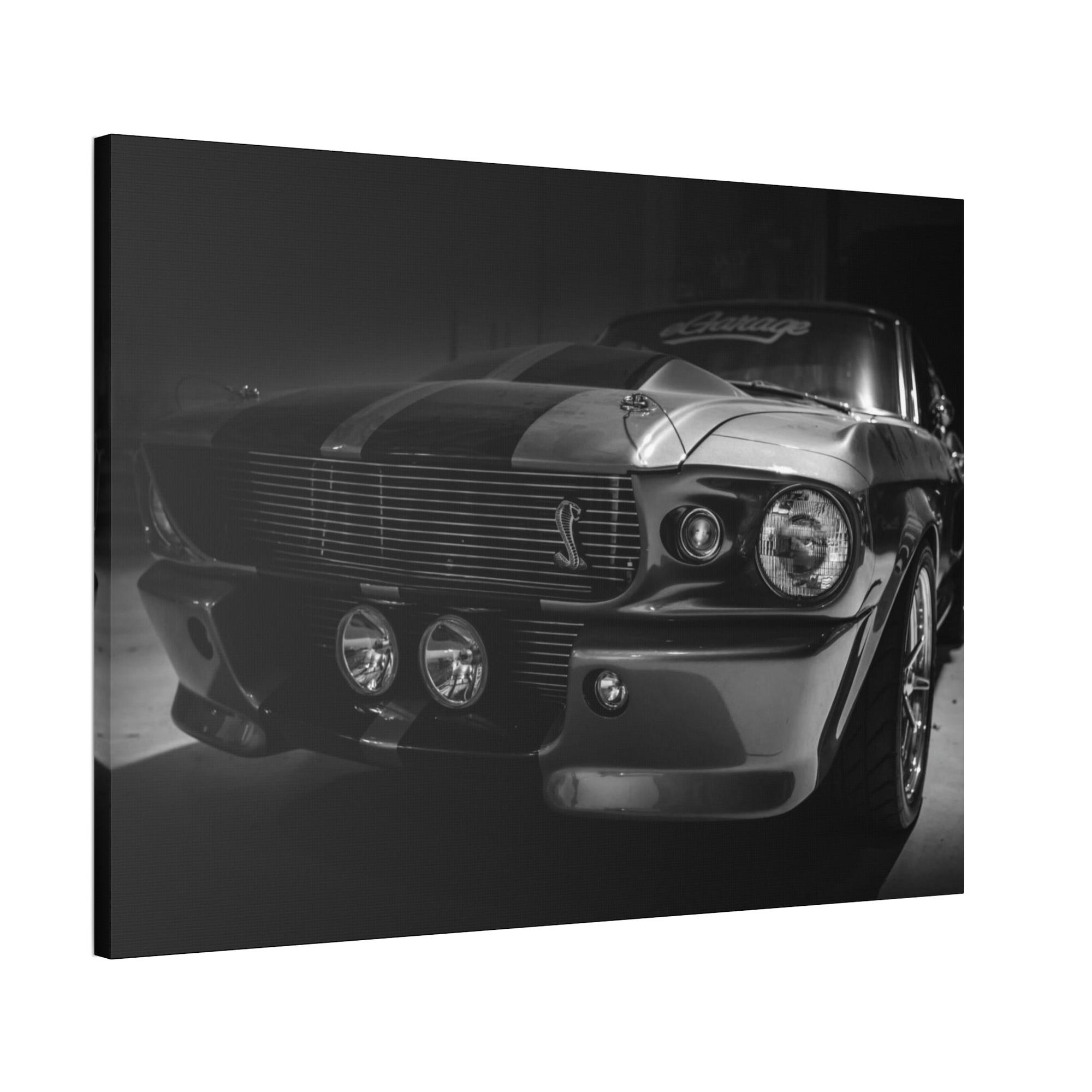 undefined Art of Velocity: Mustang Sports Car Art on Canvas for Auto Enthusiasts