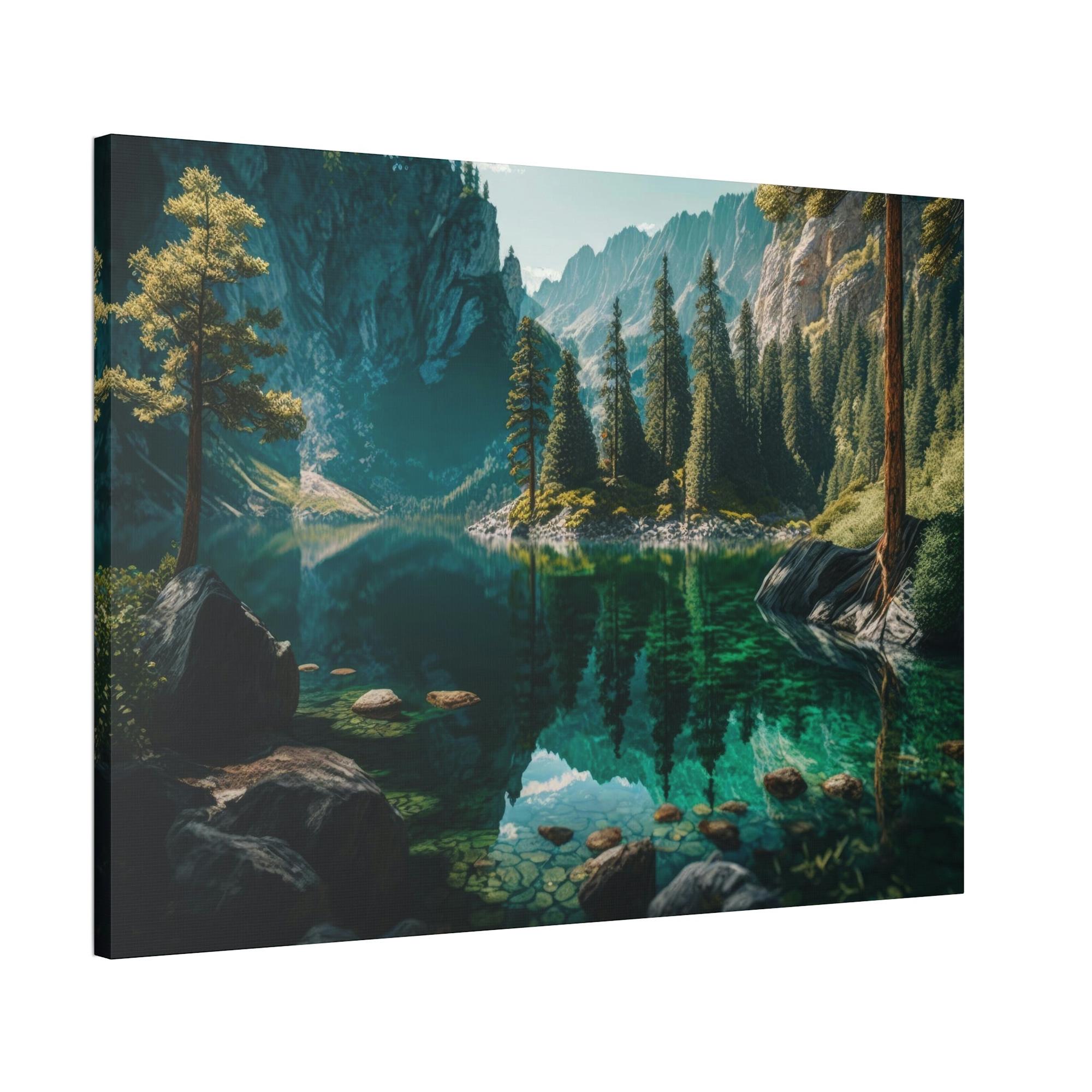 Lakes And Rivers Flowing Beauty: Wall Art and Canvas Print of Lakes and Rivers