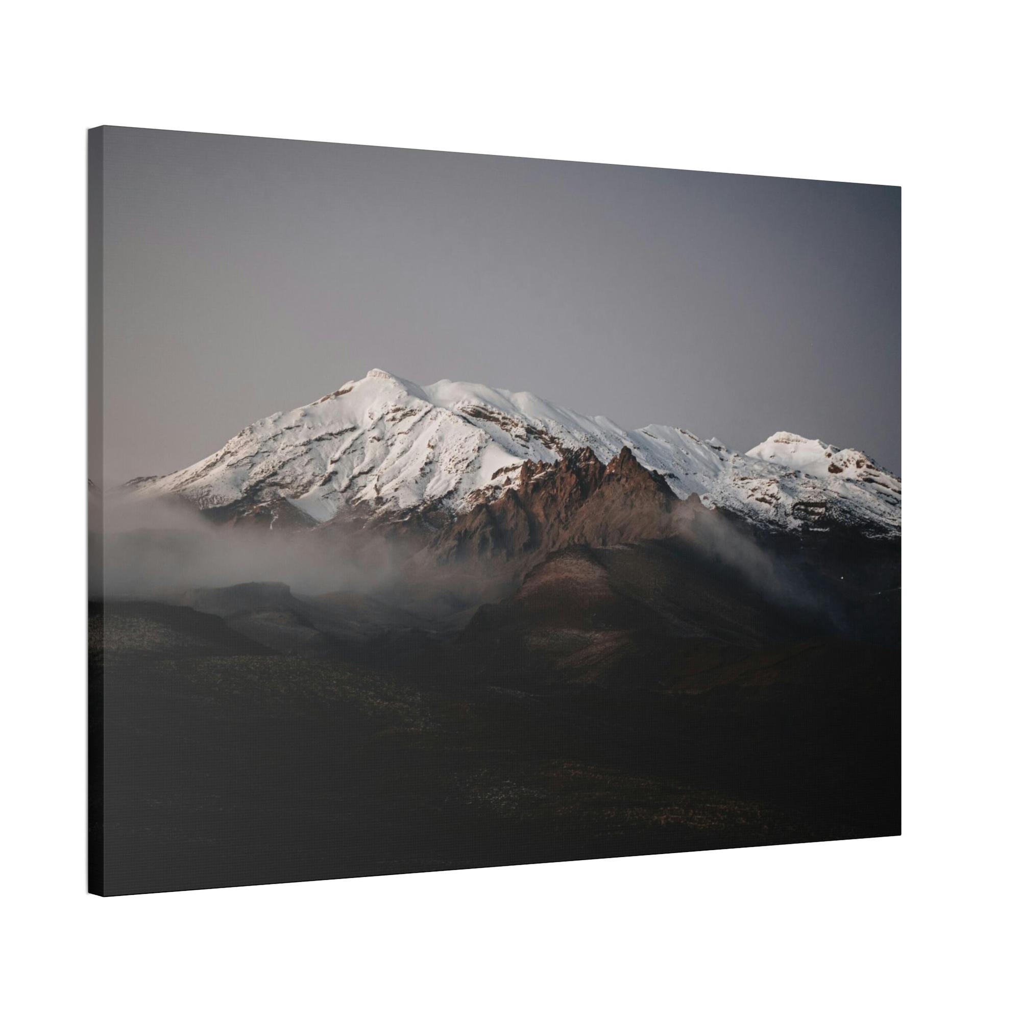 Mountains The Magnificence of Mountains: A Panoramic View on Canvas