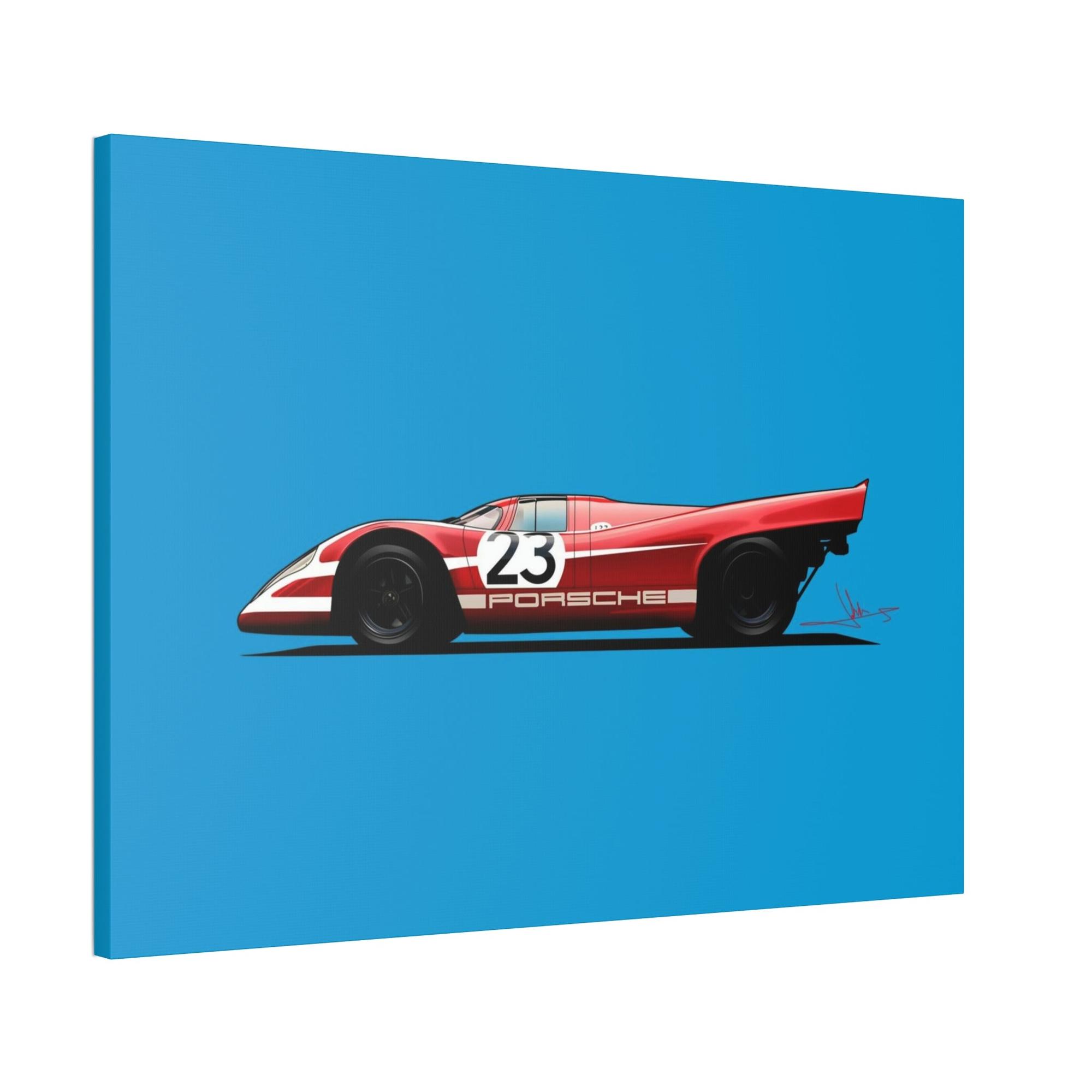 Porsche Porsche Legacy: Vintage Poster & Canvas for Car Enthusiasts