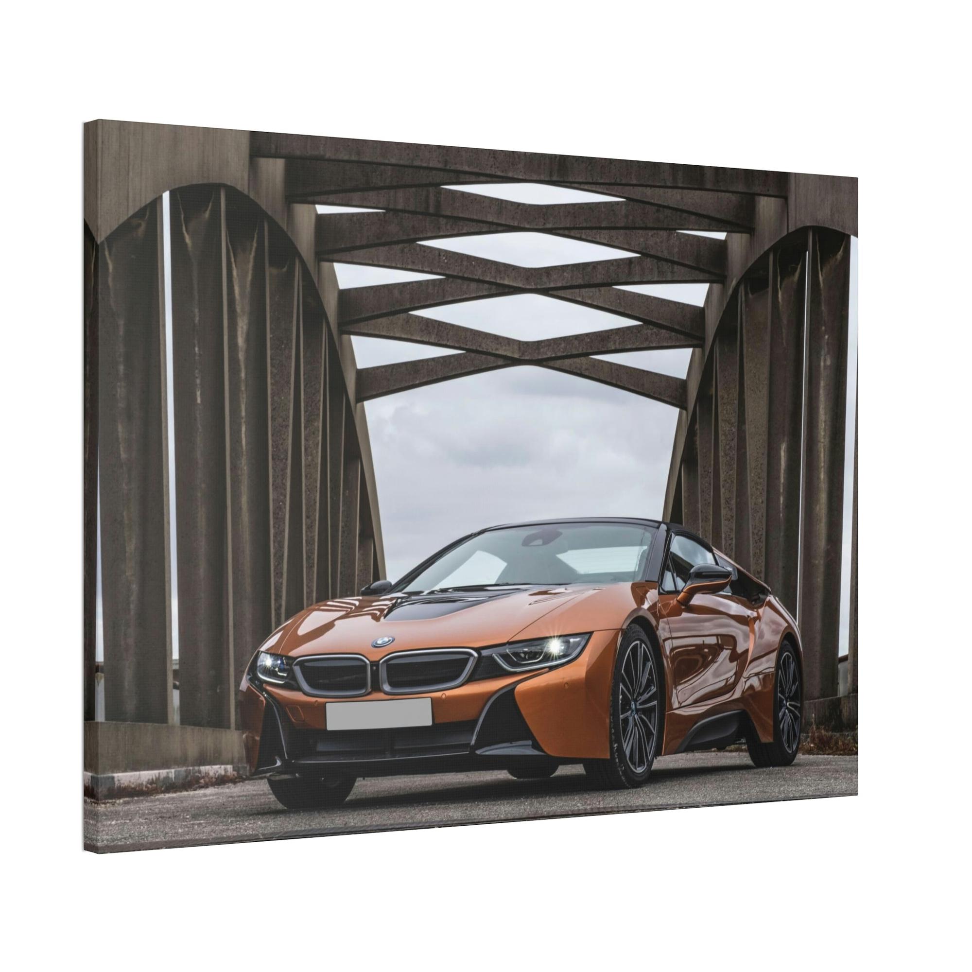 Bmw BMW's Precision and Style: Captivating Art Print on Natural Canvas & Poster