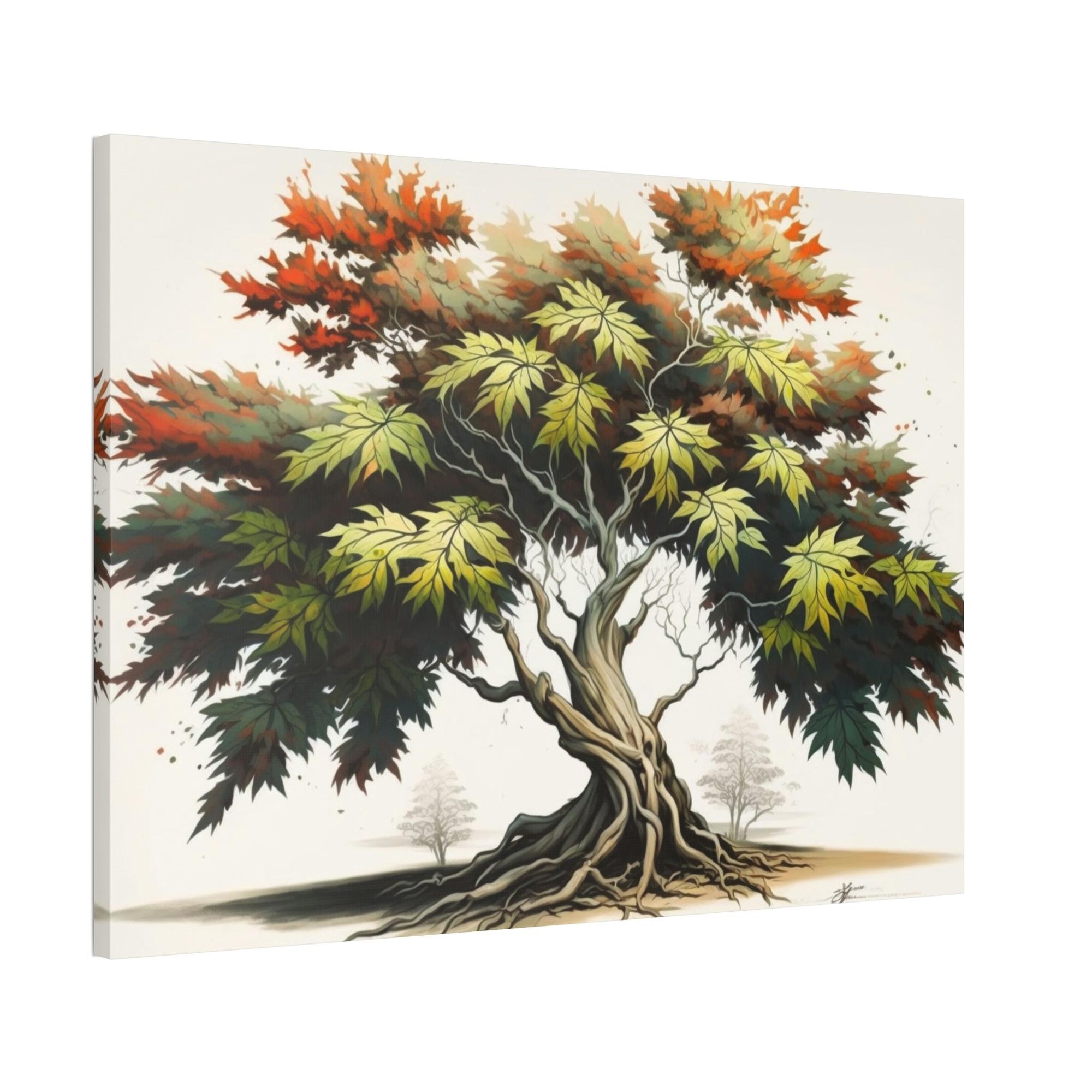 Maple Trees Rustling Leaves: A Maple Tree Symphony
