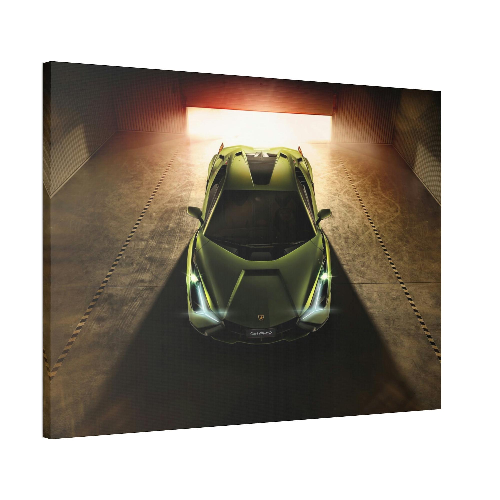 undefined The Power of Perfection: Stunning Canvas Print of Lamborghini