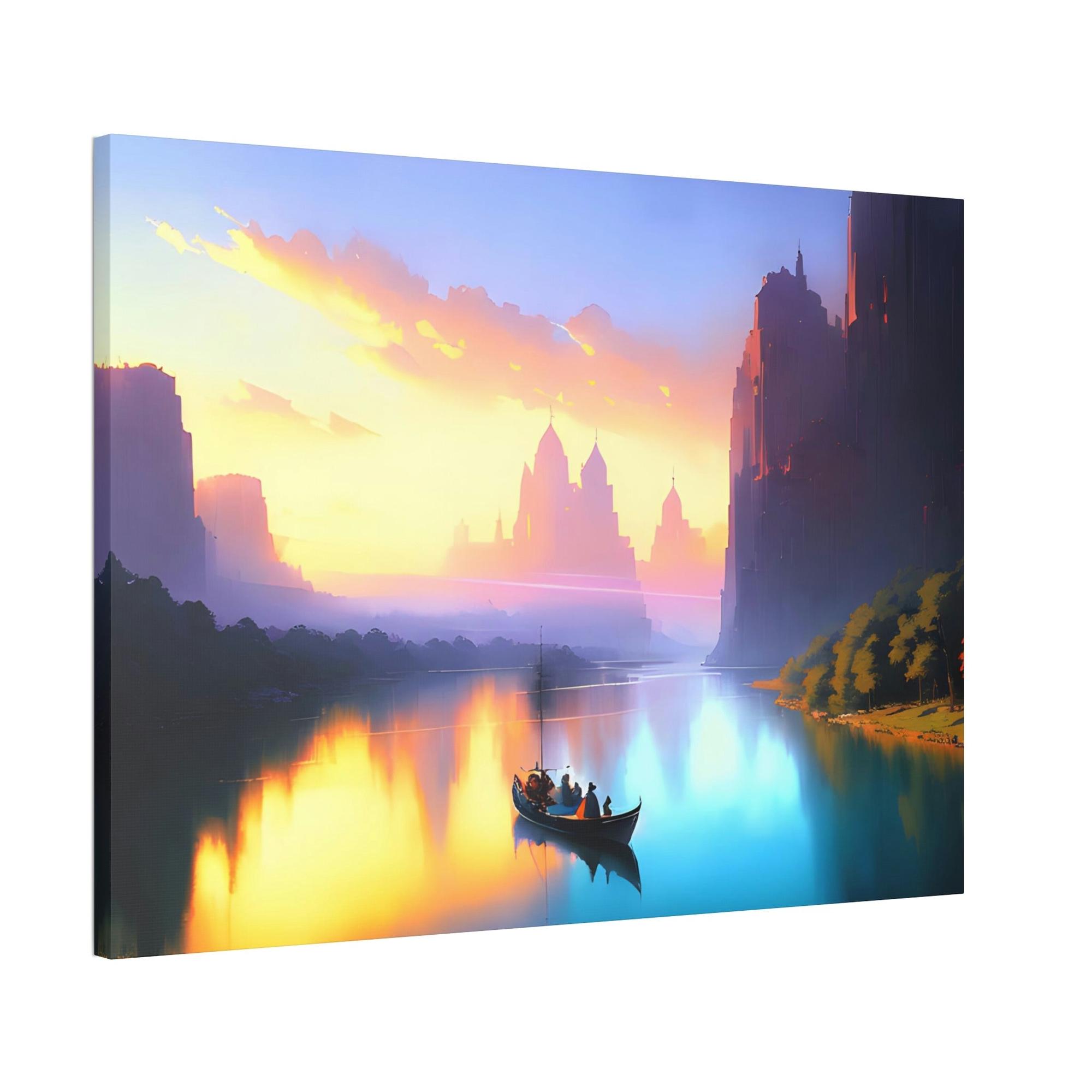 Lakes And Rivers River Dreams: Wall Art and Canvas Print of Serene Lakes and Rivers
