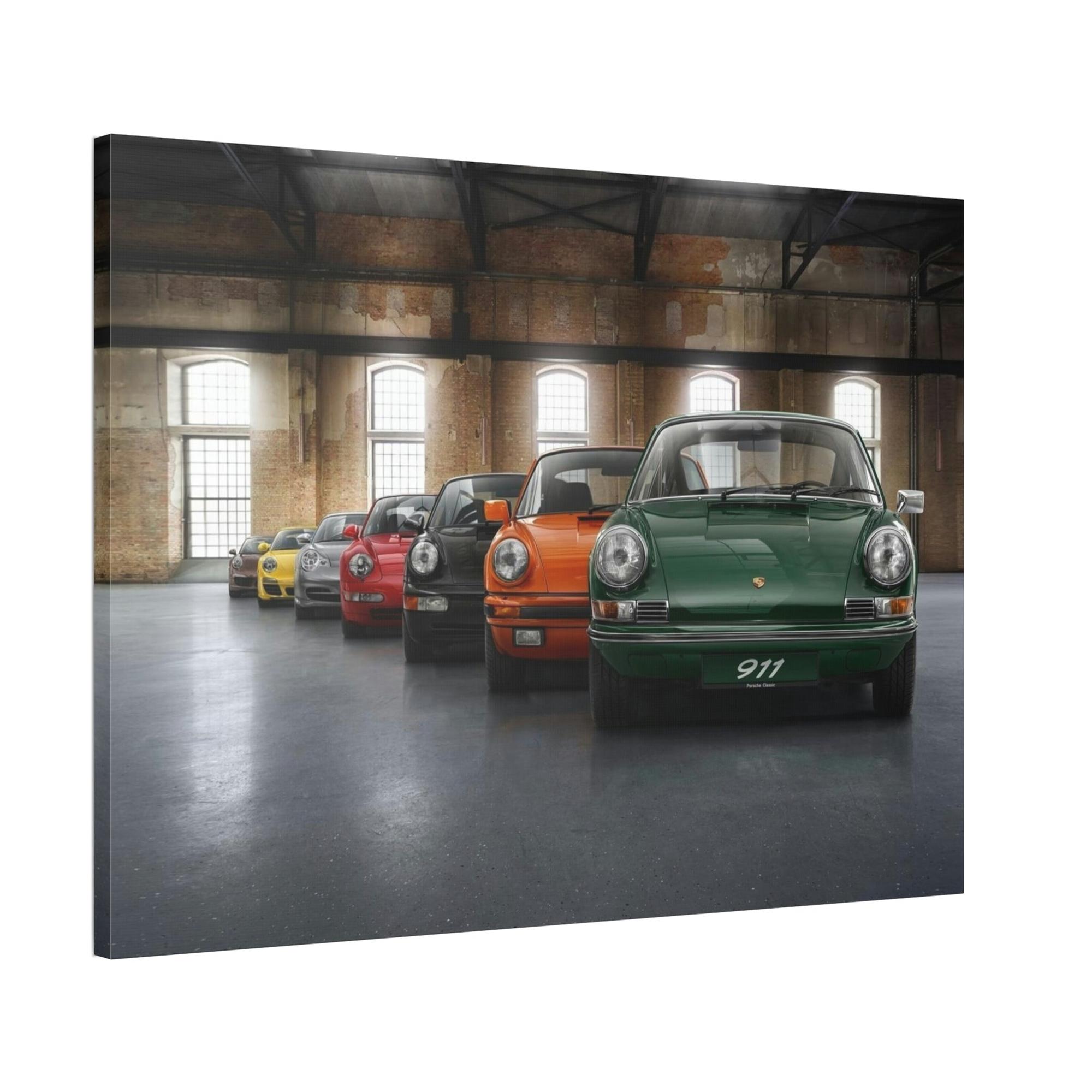 Porsche The Porsche Collection: A High-Quality Framed Poster for Car Enthusiasts