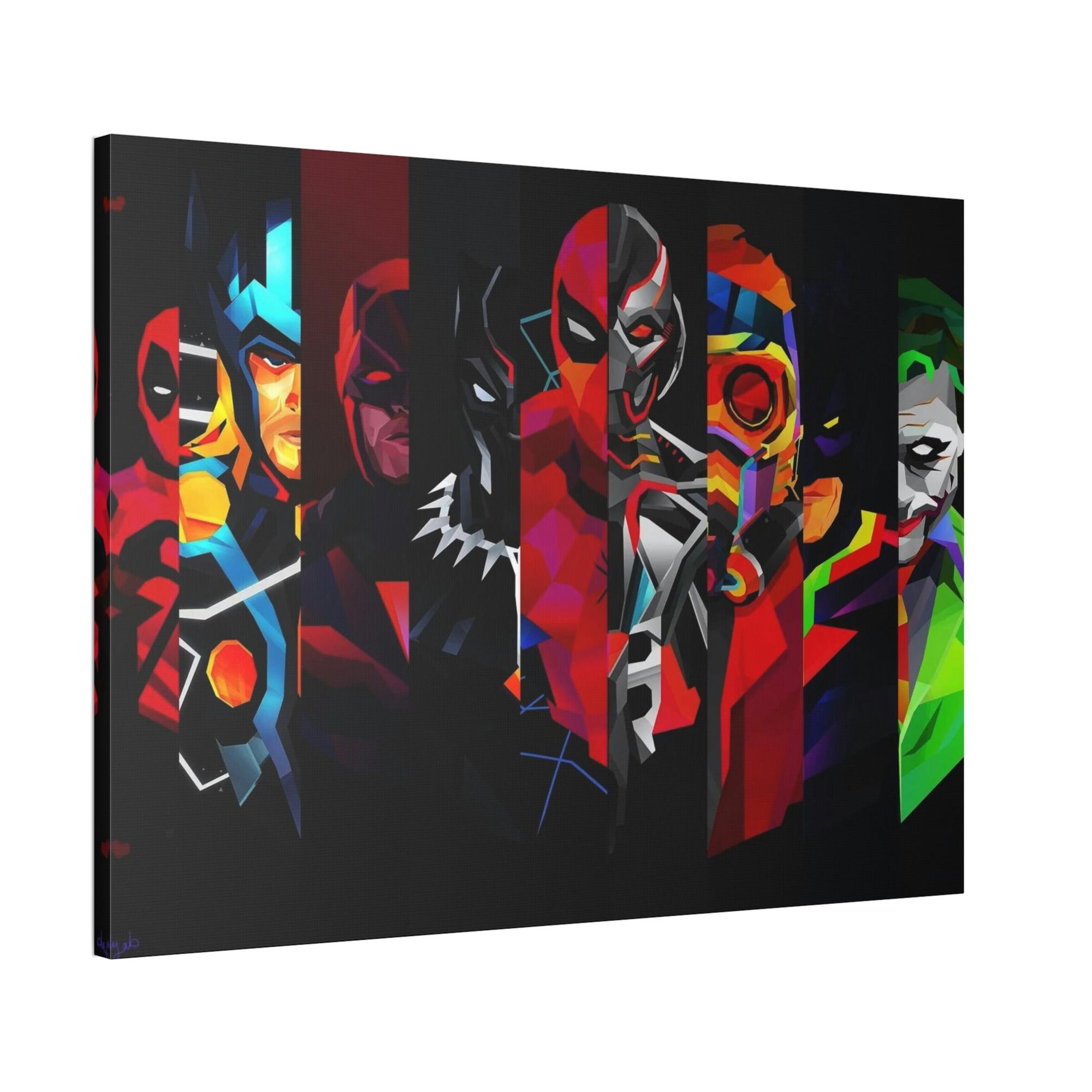 undefined The Art of Marvel: High-Quality Print on Framed Canvas for Your Home