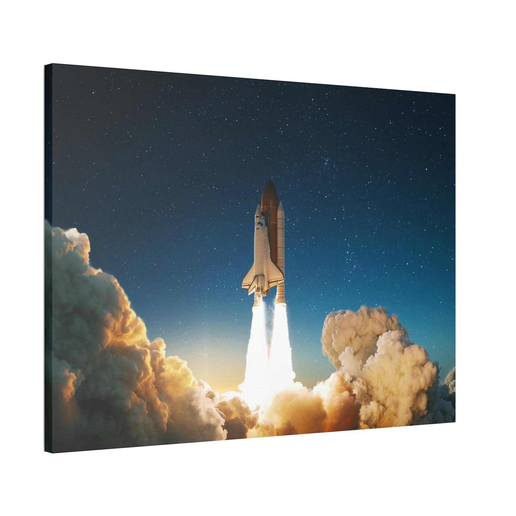 Nasa Beyond the Stratosphere: NASA-Themed Canvas