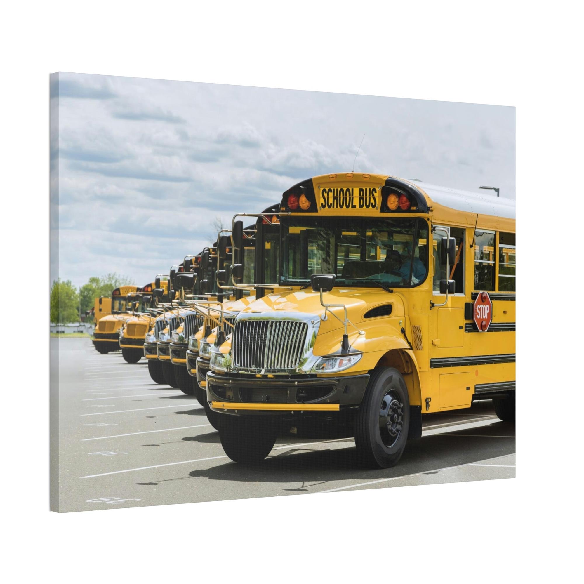 Bus The Artful Commute: Expressing the Bus's Soul on Canvas & Poster