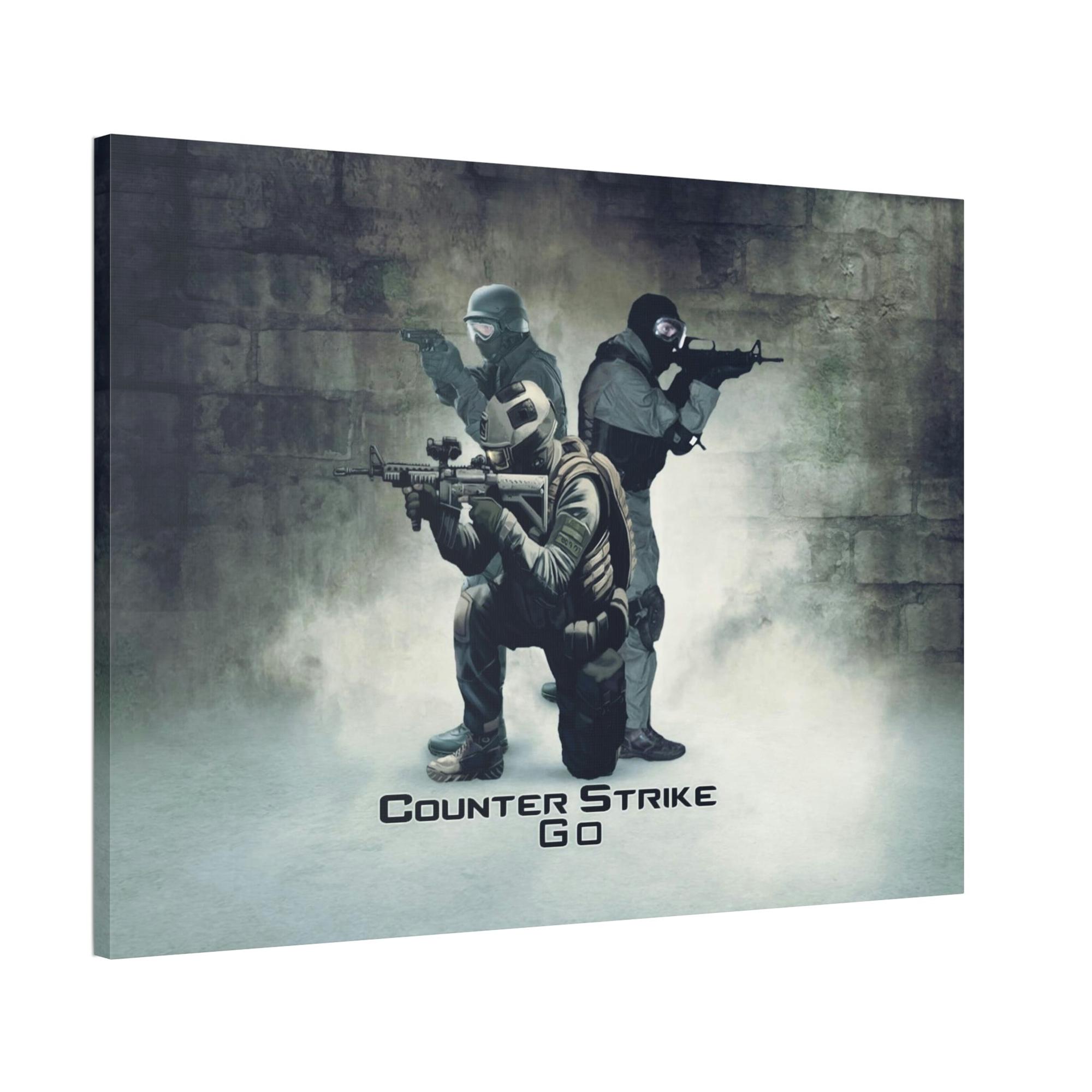 Counter Strike Counter Strike: Captivating Wall Art on Natural Canvas & Poster