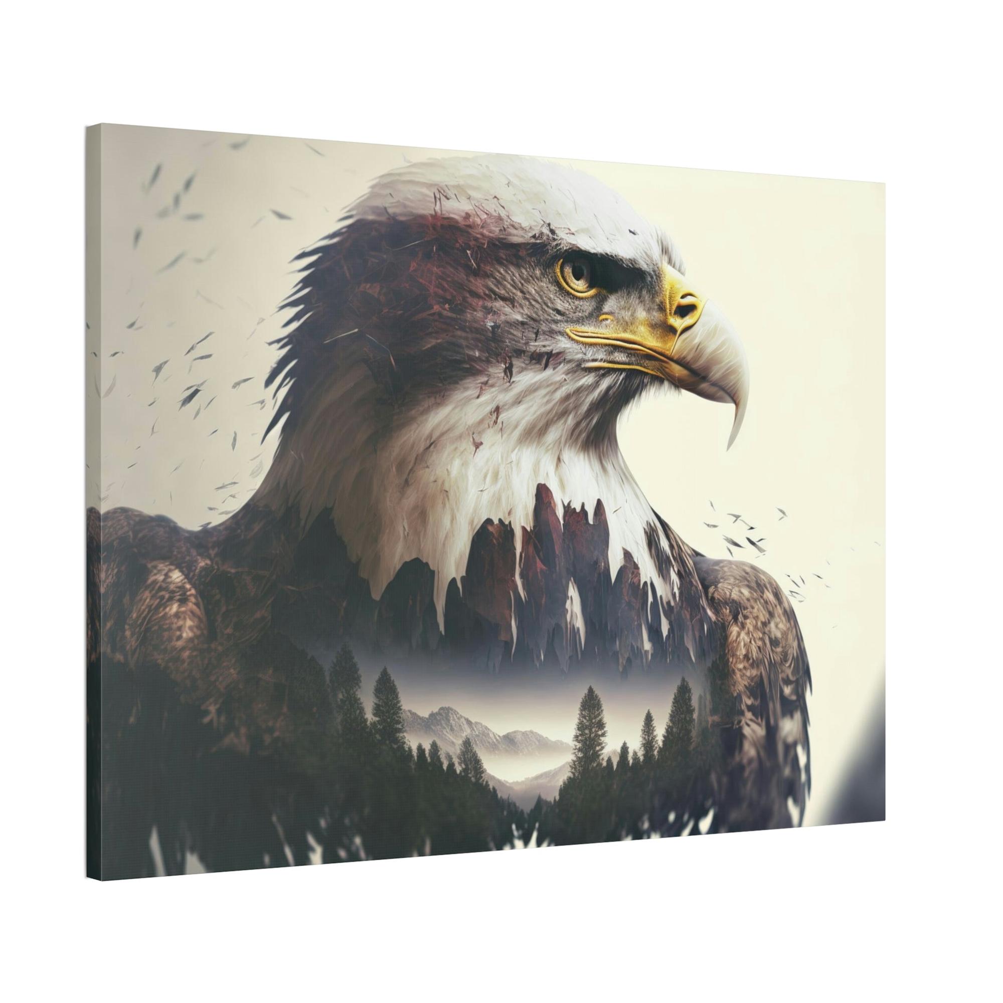 Eagles Eagle's Grace Unveiled: Poster & Canvas Exuding Majestic Beauty