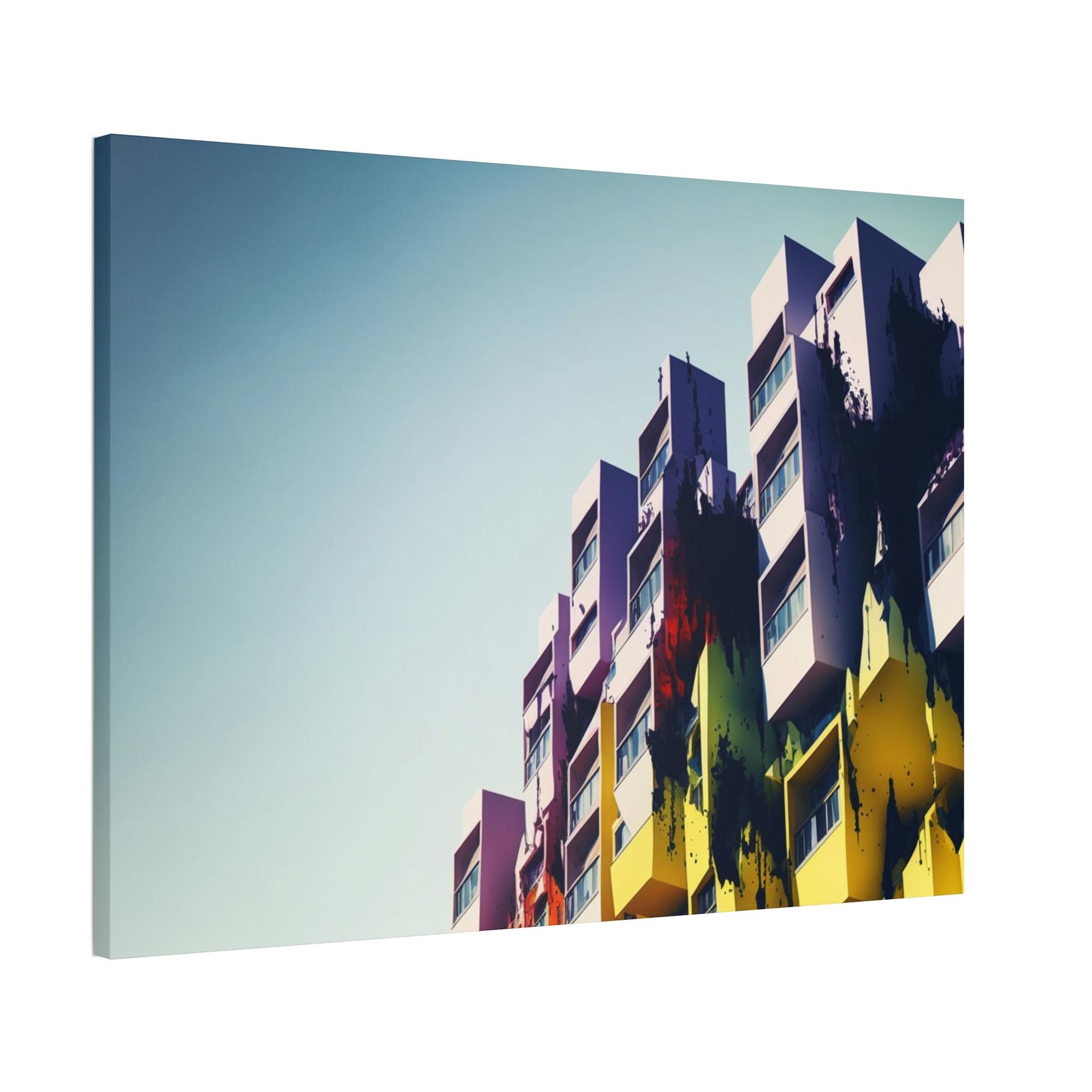 Abstract Architecture Abstract Architecture: Canvas & Poster Print of a Modern Cityscape