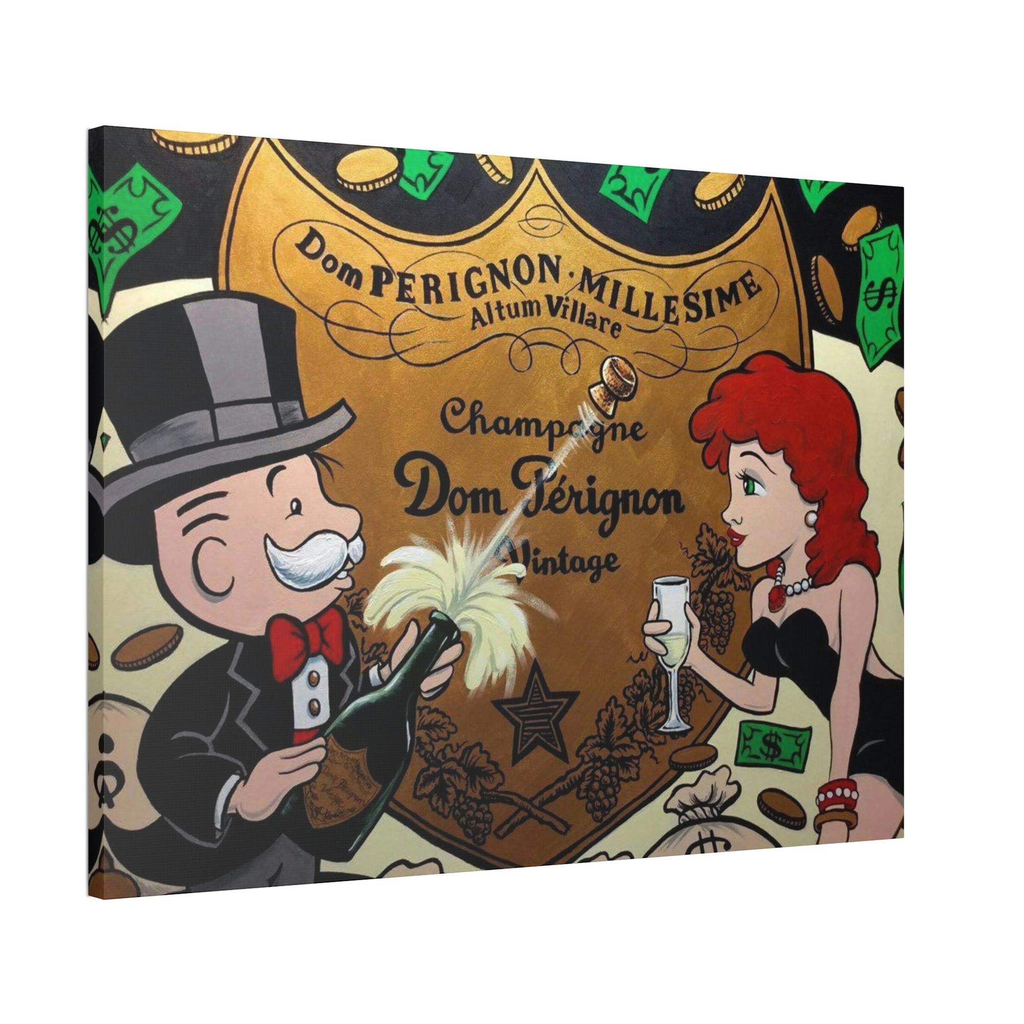 Monopoly & Motivation Alec Monopoly Art: Stunning Framed Canvas Print for Art Collectors