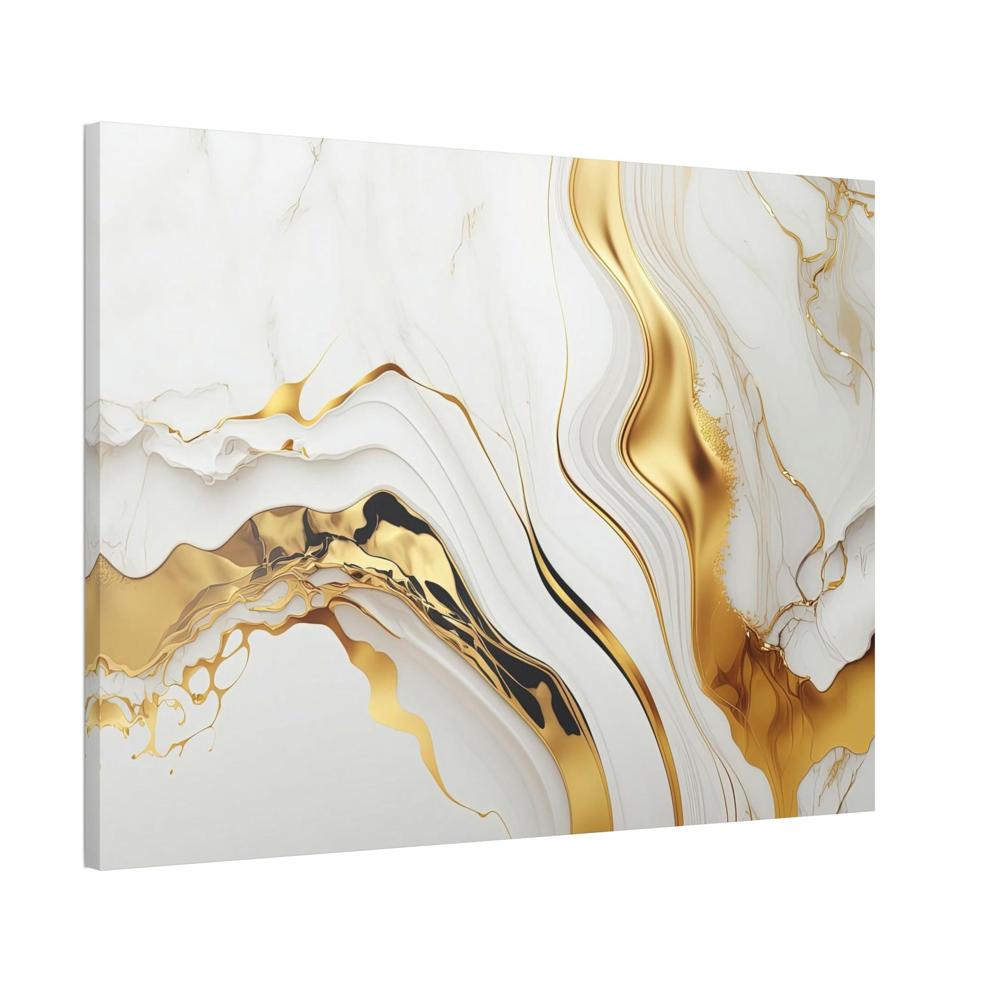 undefined Ethereal Radiance: Inspiring Canvas & Poster Wall Art of Gold Abstracts
