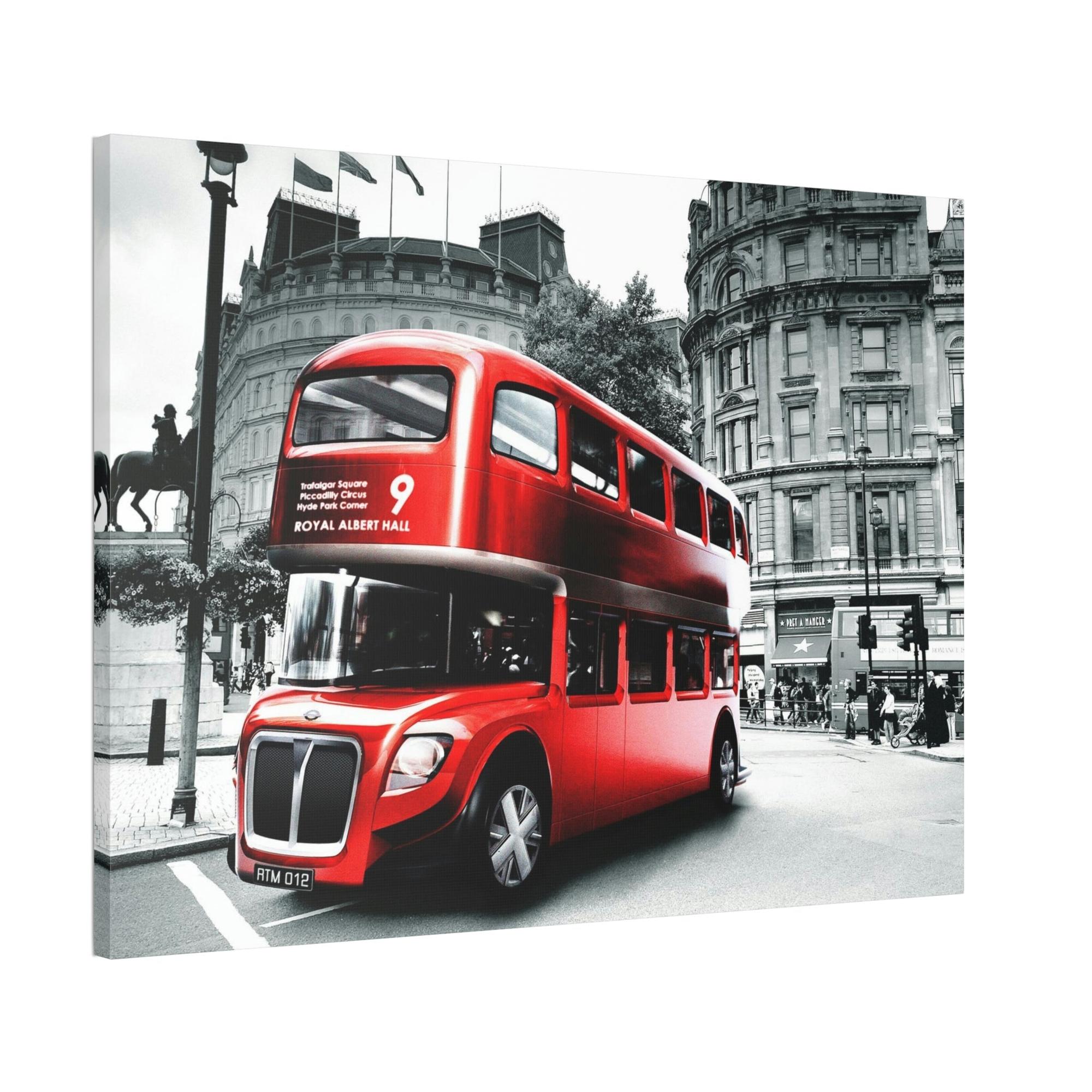 Bus Colorful Routes: Framed Poster showcasing a Vibrant Bus