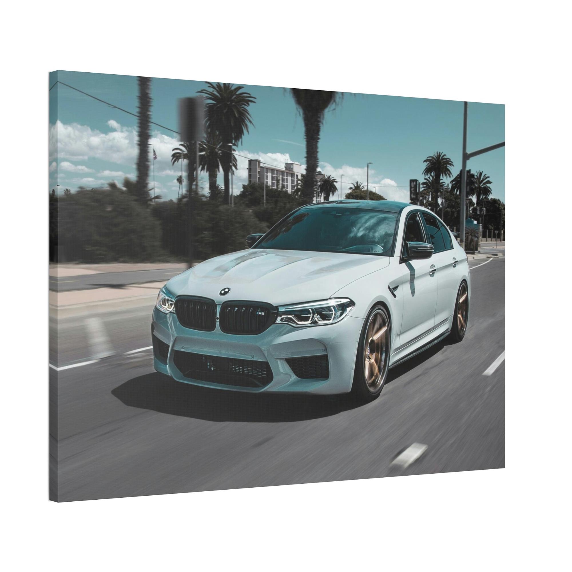 Bmw BMW on Canvas: Captivating Canvas & Poster Print for Car Enthusiasts