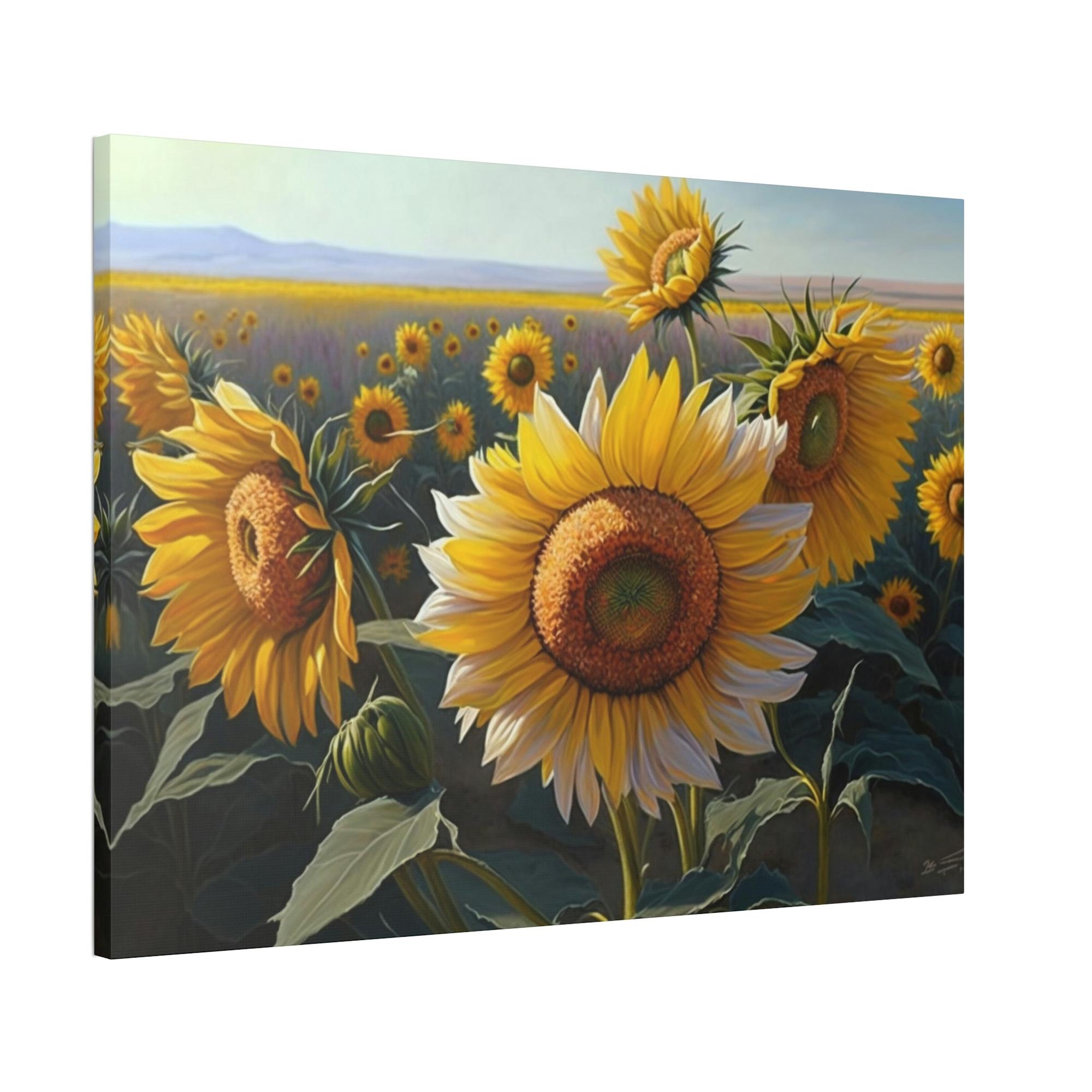 Sunflowers Sunflower Serenade: A Rhapsody of Color and Light in Nature's Garden