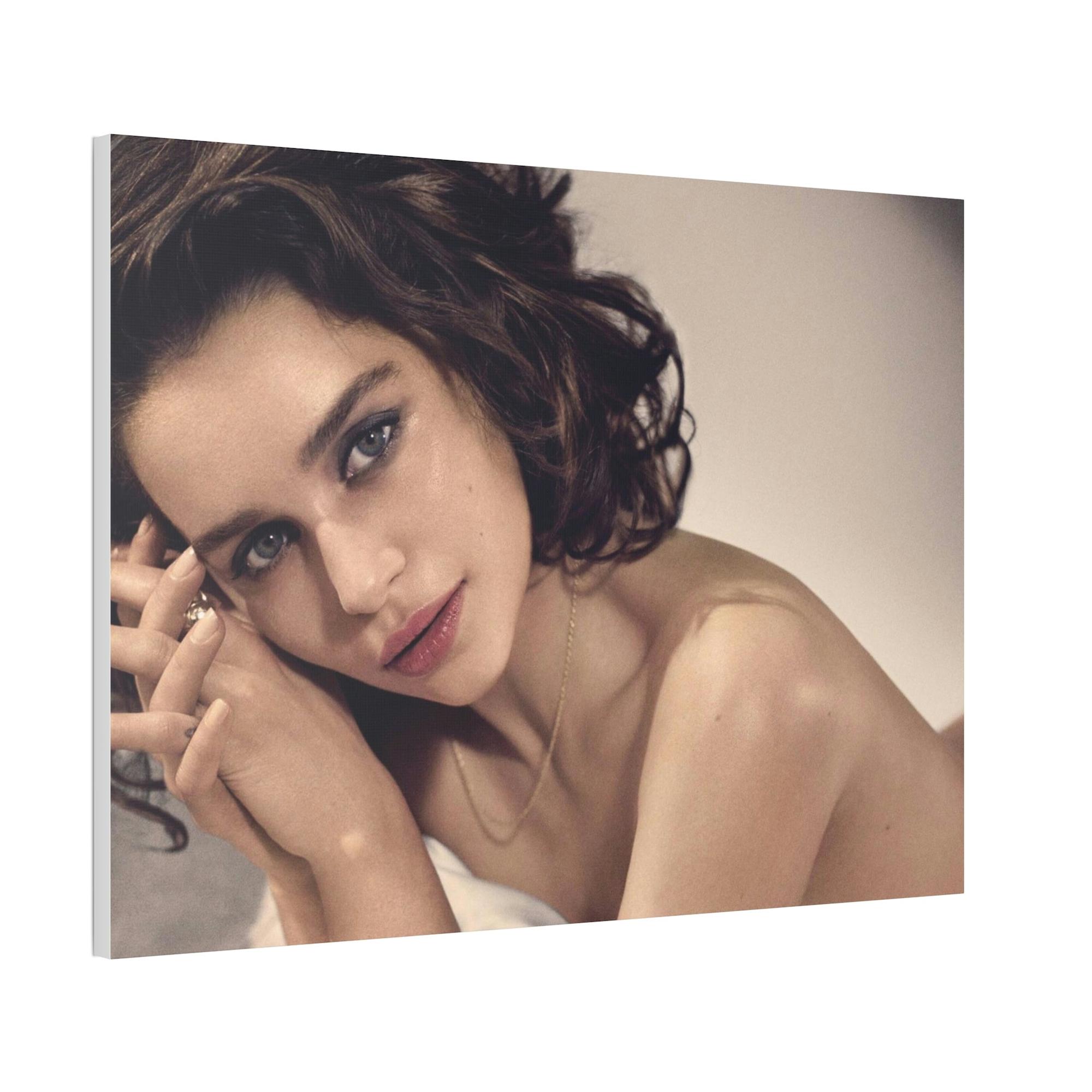 Celebrities Famous Faces: Art Prints of Celebritie on Natural Canvas