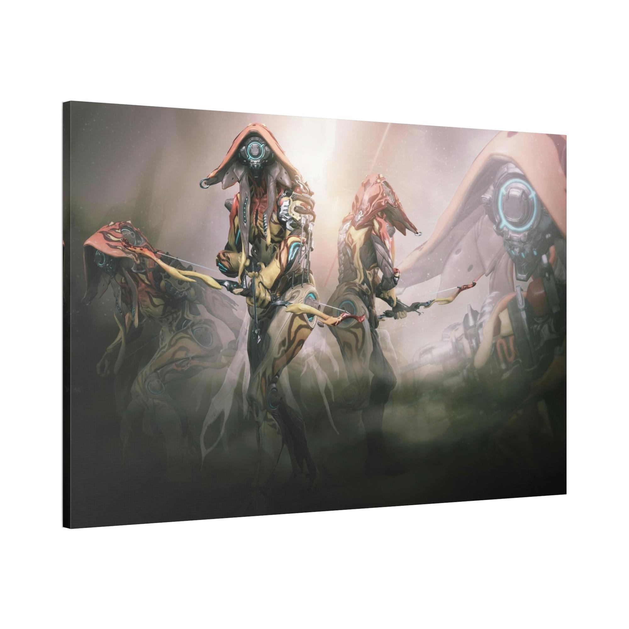 Warframe Warframe's Galactic Journey: Poster & Canvas Wall Art for Fans