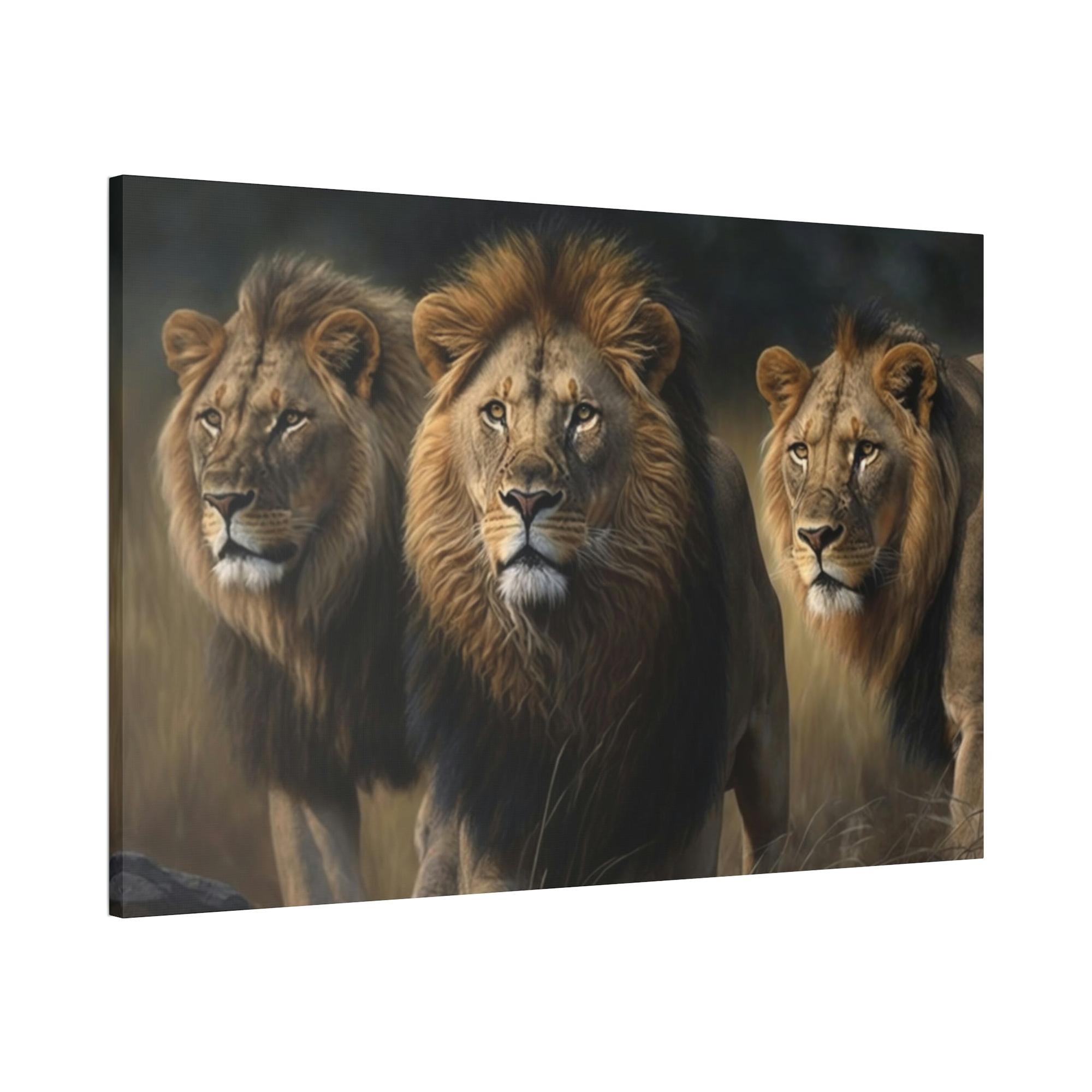 Lions Jungle Royalty: A Canvas of Lions