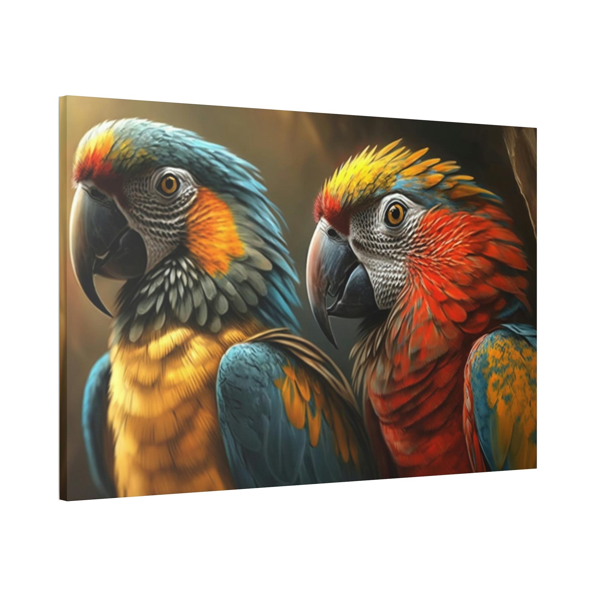 Parrots Parrot Serenade: A Canvas of Music and Nature's Harmony