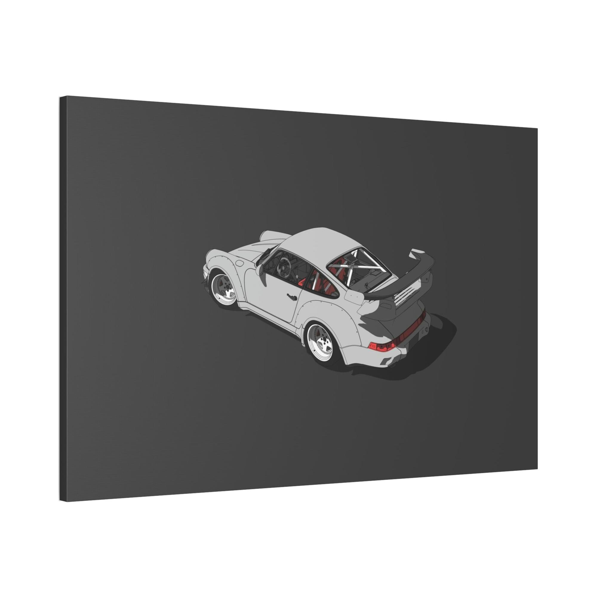 Porsche Porsche's Speed and Style: Natural Canvas & Poster Print Set