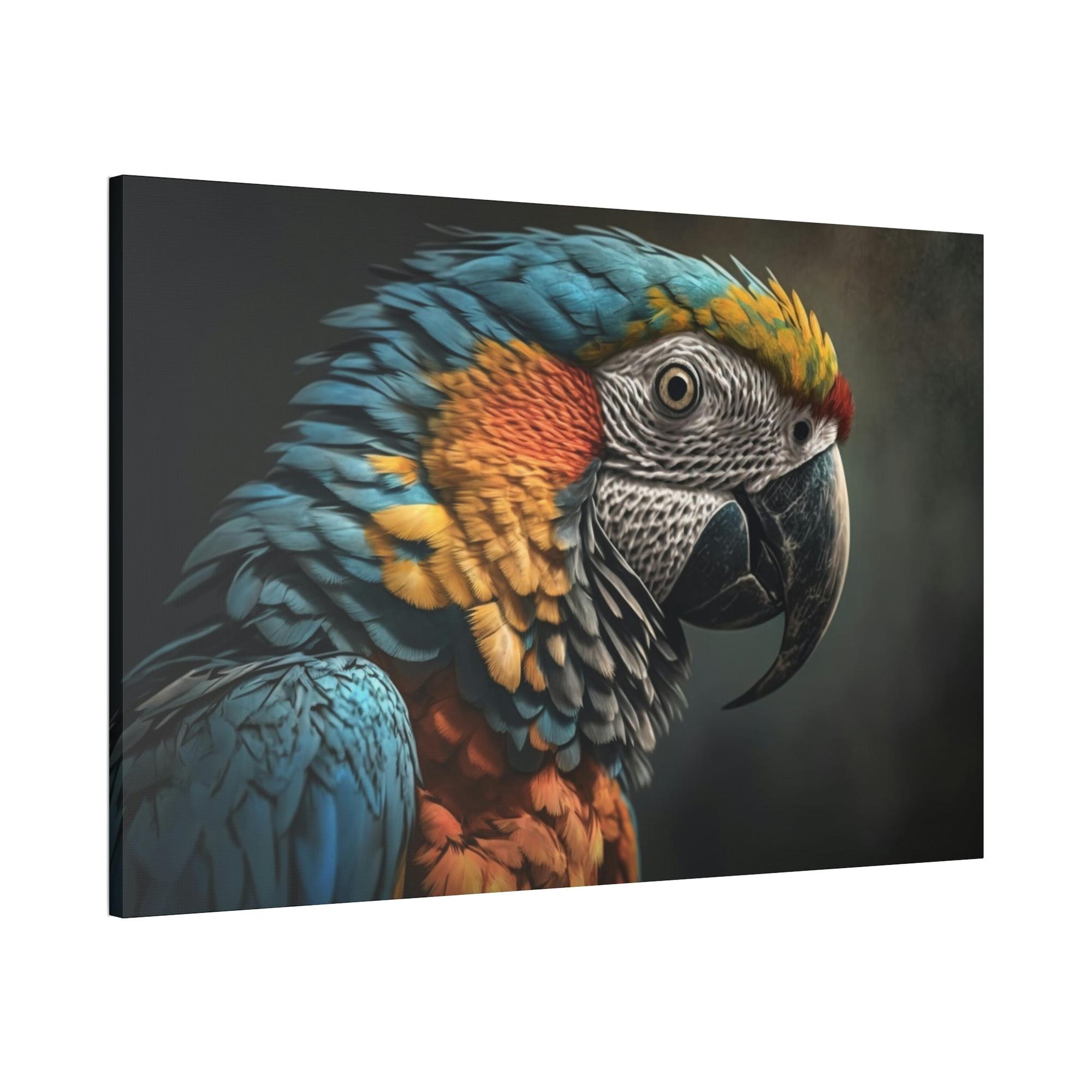 Parrots Parrot Mirage: A Canvas of Vibrant Colors and Optical Illusion in the Canopy