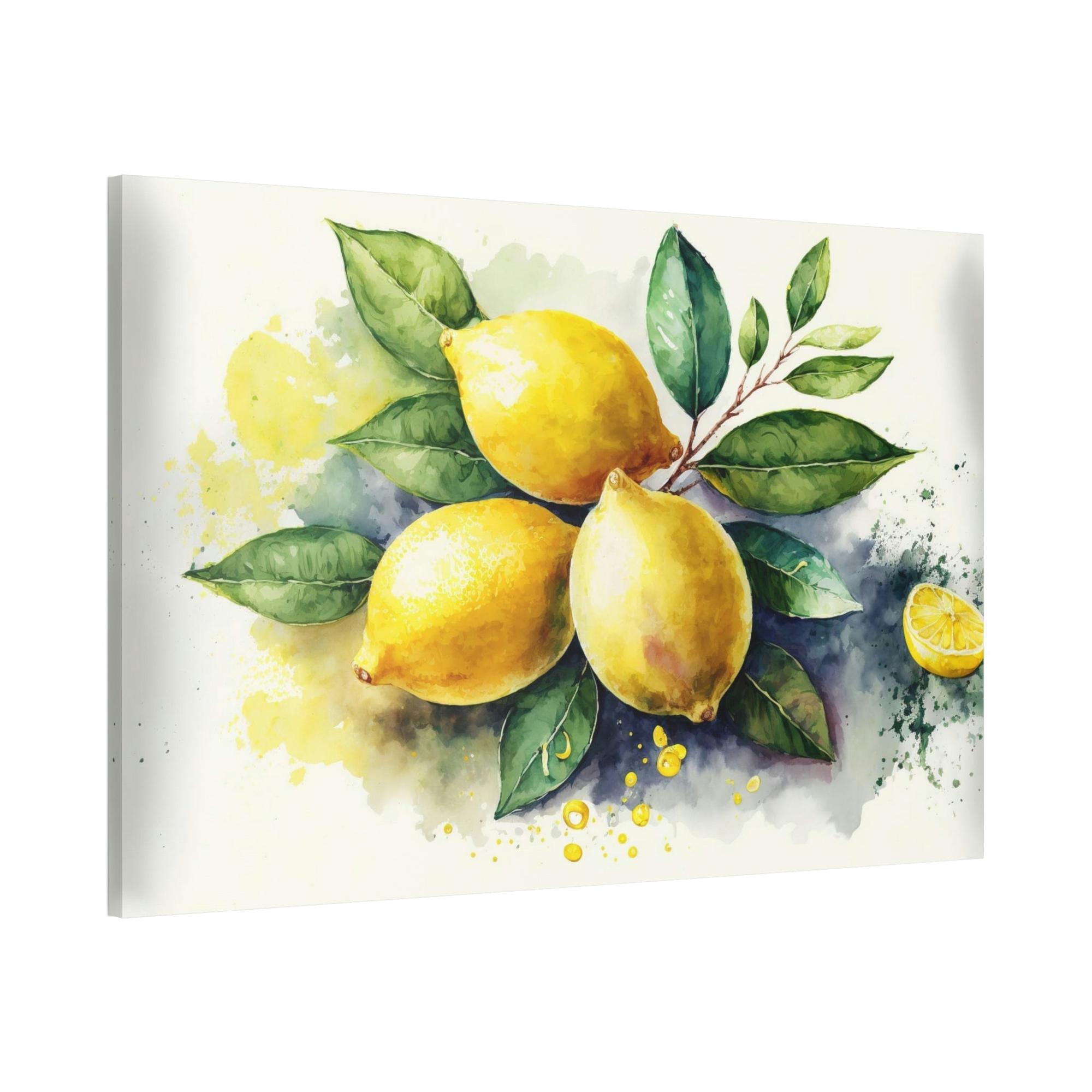 undefined Yellow Zest: Refreshing and Invigorating Canvas Art Prints and Framed Posters Featuring Yellow Lemons
