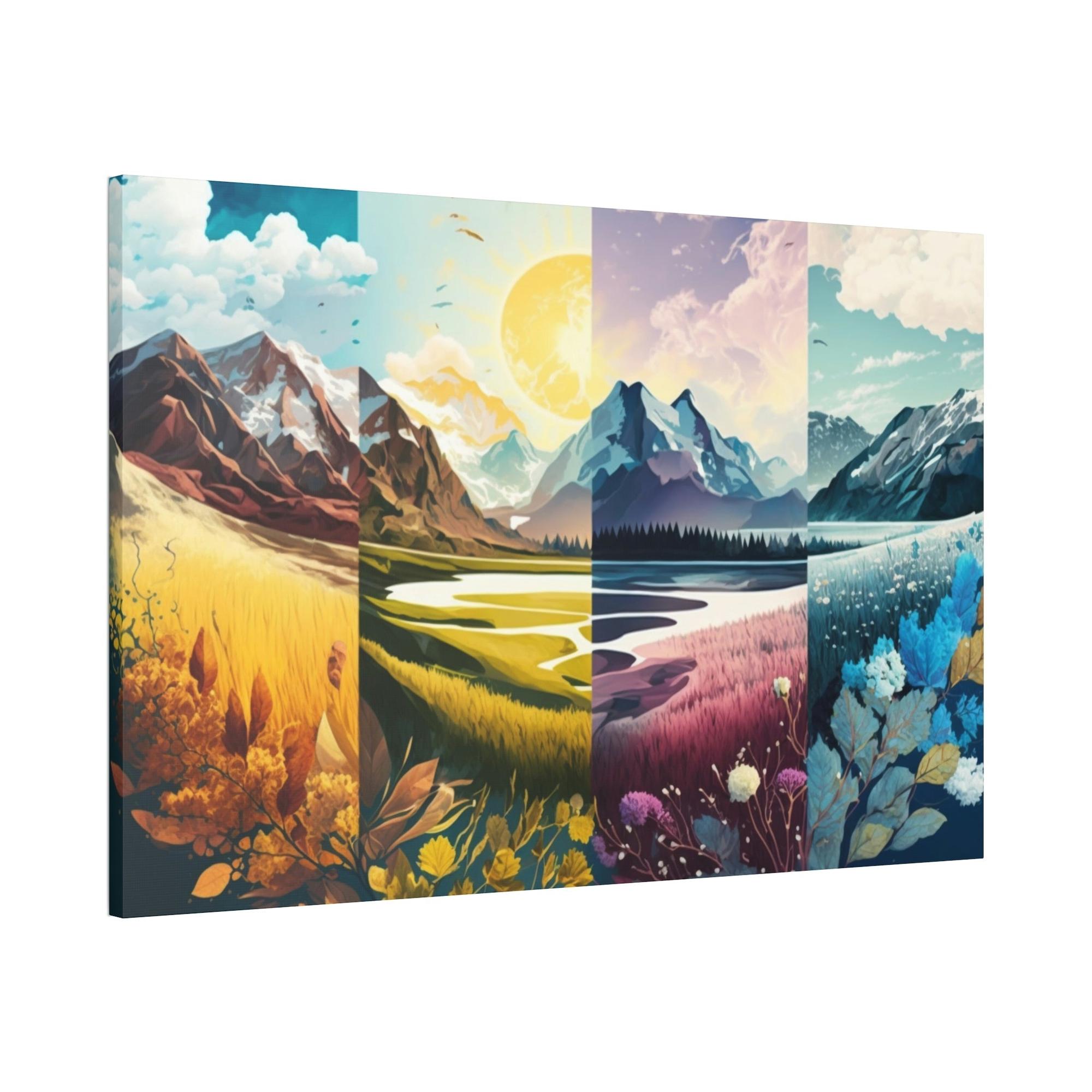 Seasons Seasonal Reverie: A Canvas of Nature's Dreamlike States and Transitions