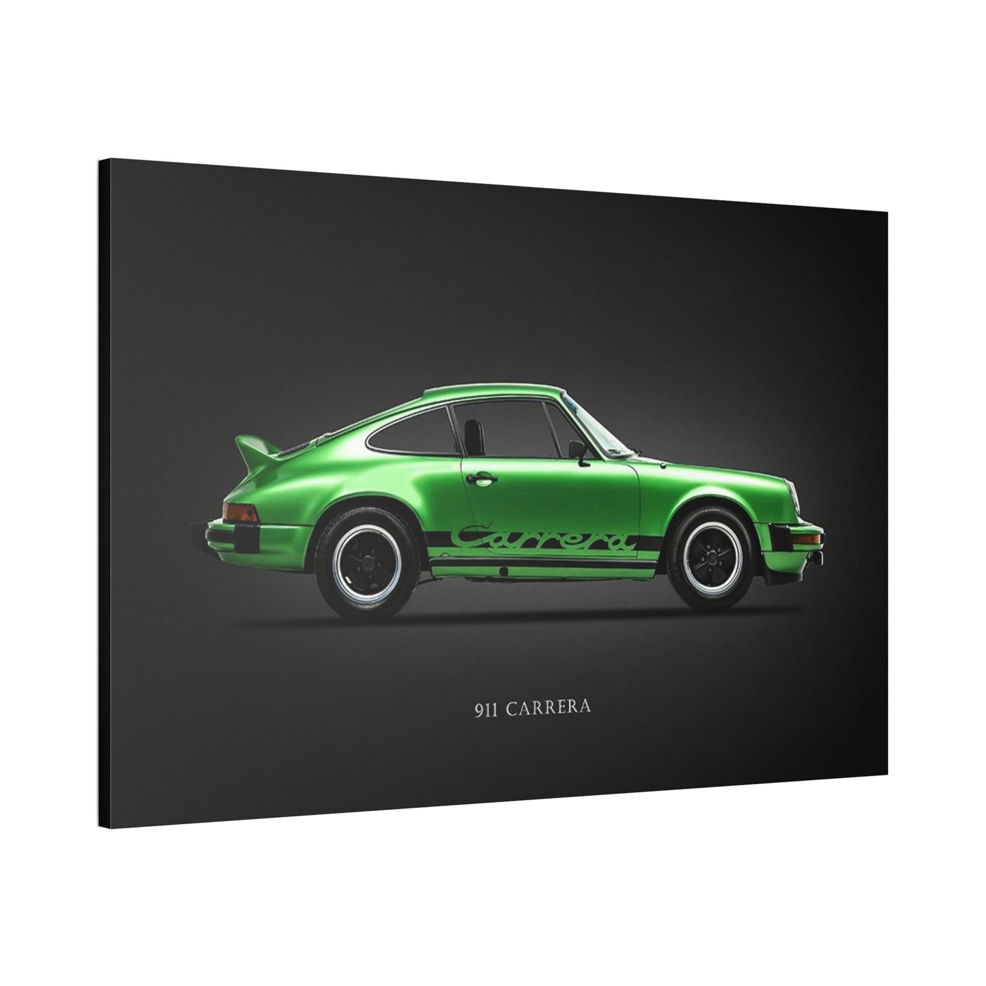 Porsche Natural Canvas Porsche Print: Elegant Wall Art for Car Collectors