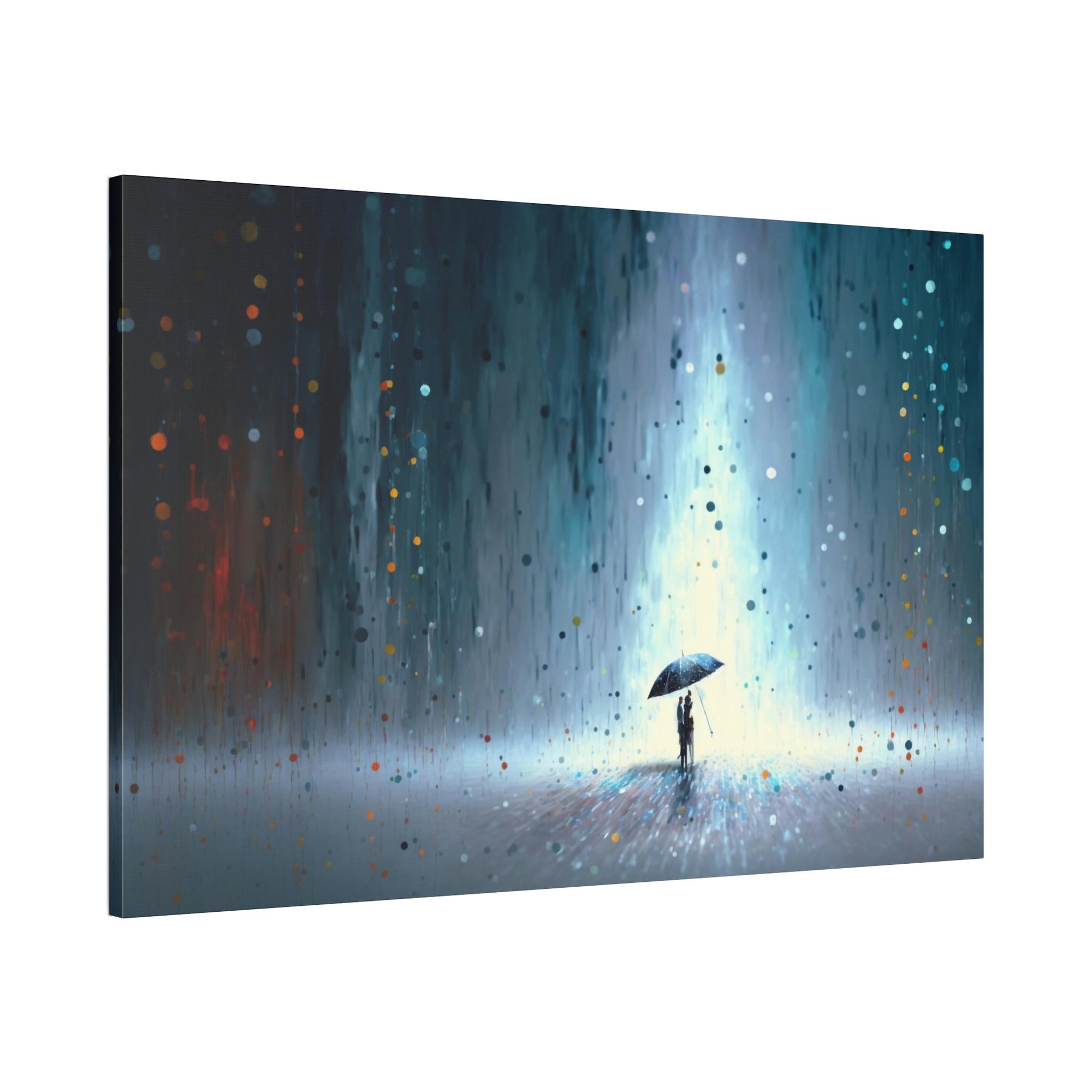 Abstract Landscape Whimsical Dreamscape: A Natural Canvas Wall Art of an Imaginary Landscape