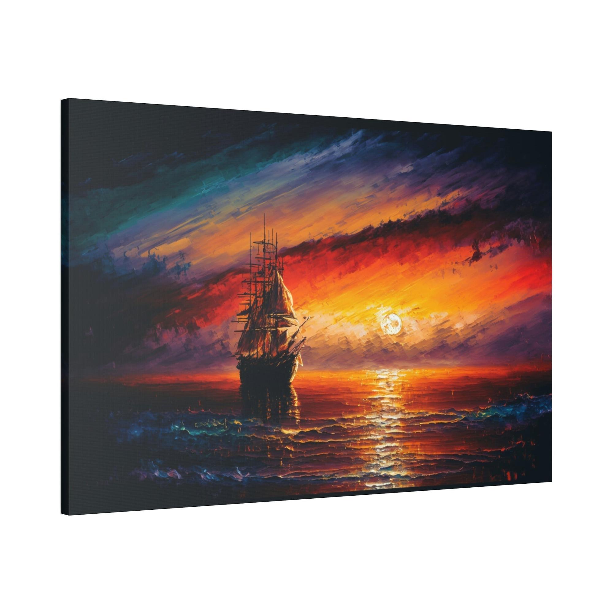 Abstract Landscape Awe-Inspiring Nature: Abstract Landscape Print on Poster & Canvas