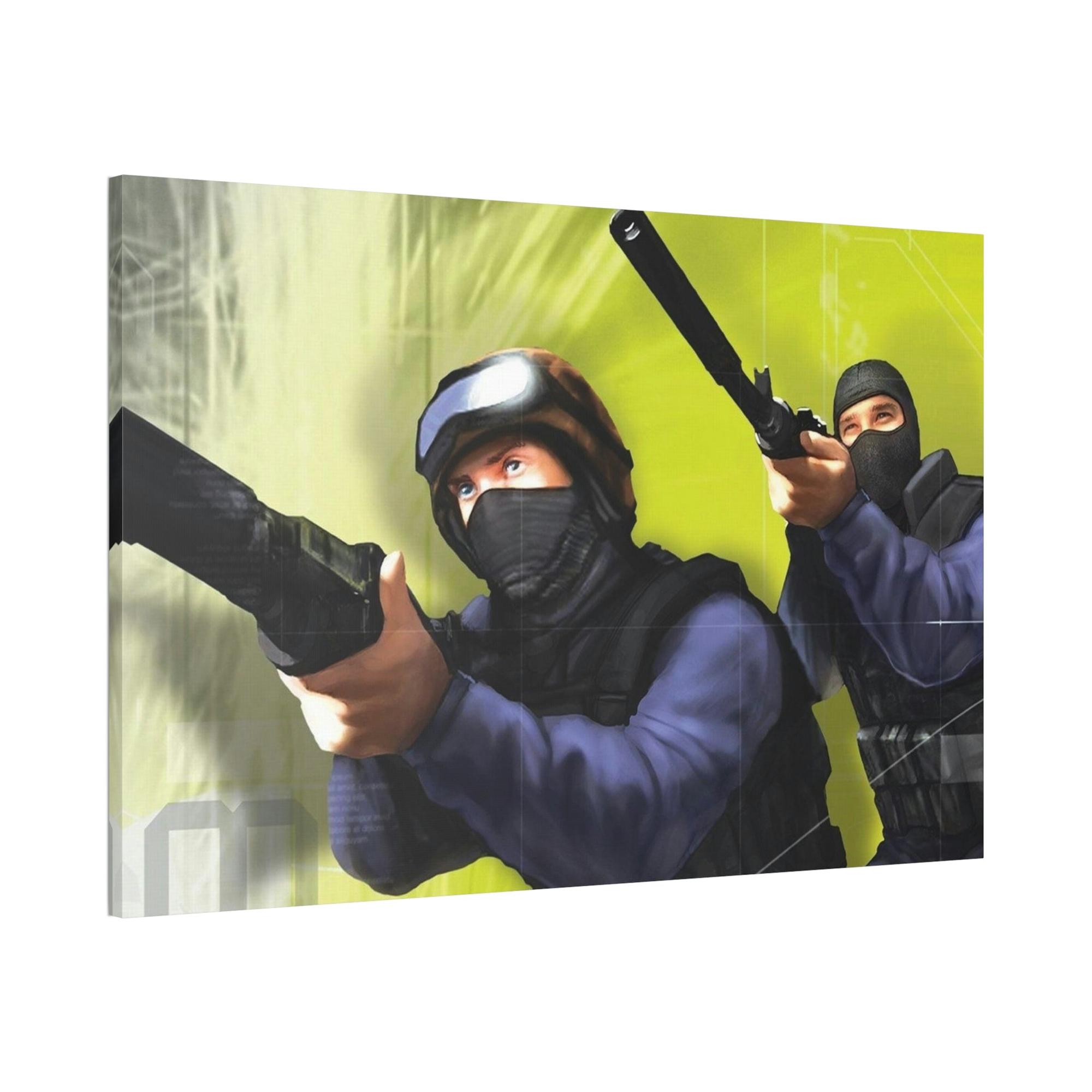 undefined Virtual Heroes: Captivating Counter Strike Print on Canvas & Poster