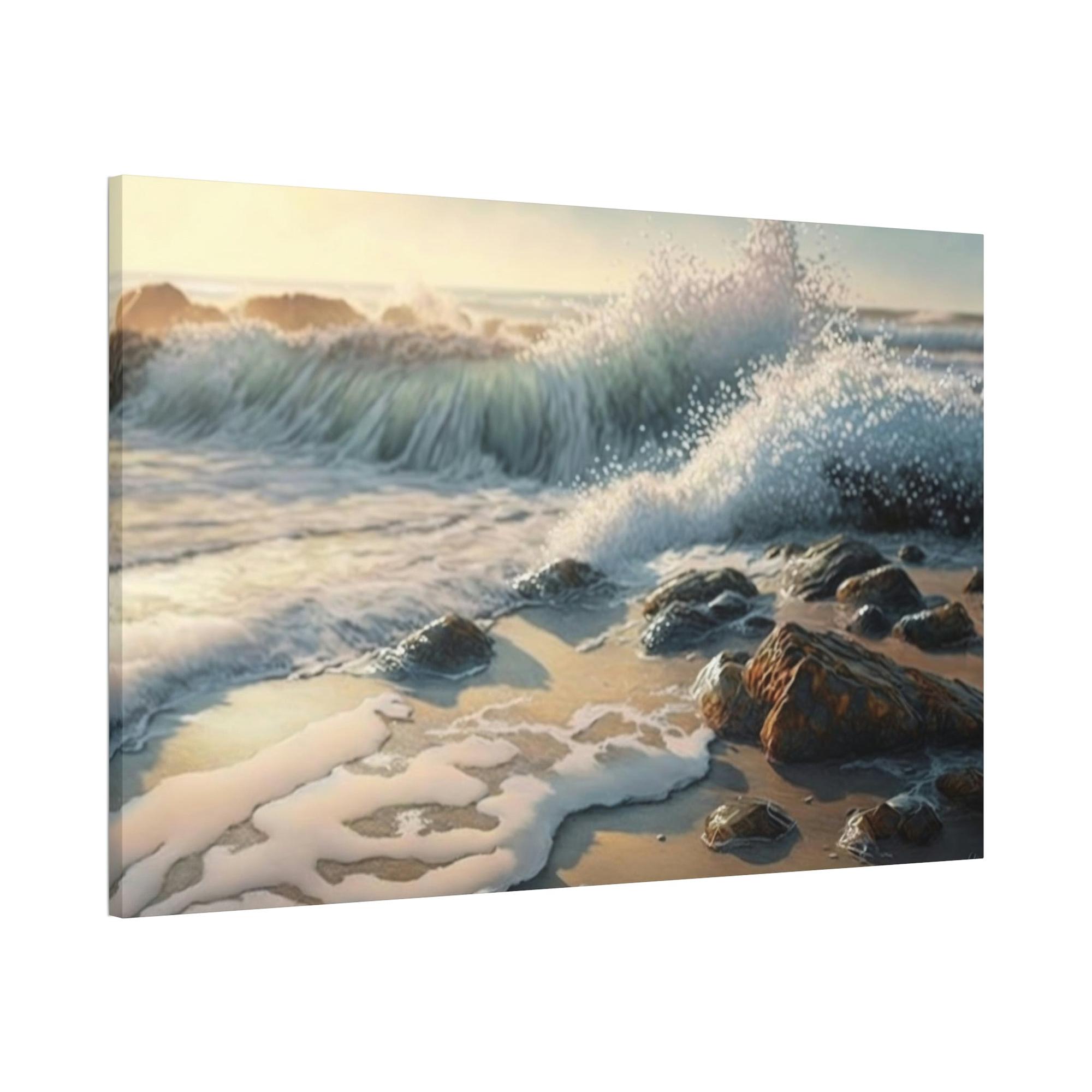 Coastal The Ocean's Edge: Framed Canvas & Poster of the Coastal Landscape
