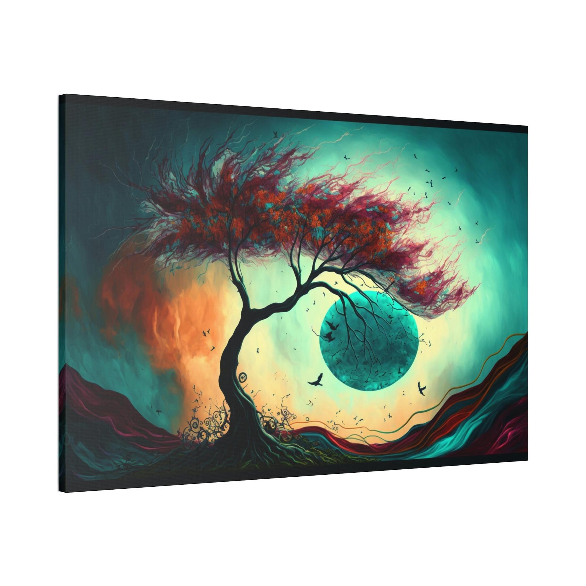 Abstract Landscape Natural Canvas & Poster Print of Abstract Terrain: Landscape Wall Decor
