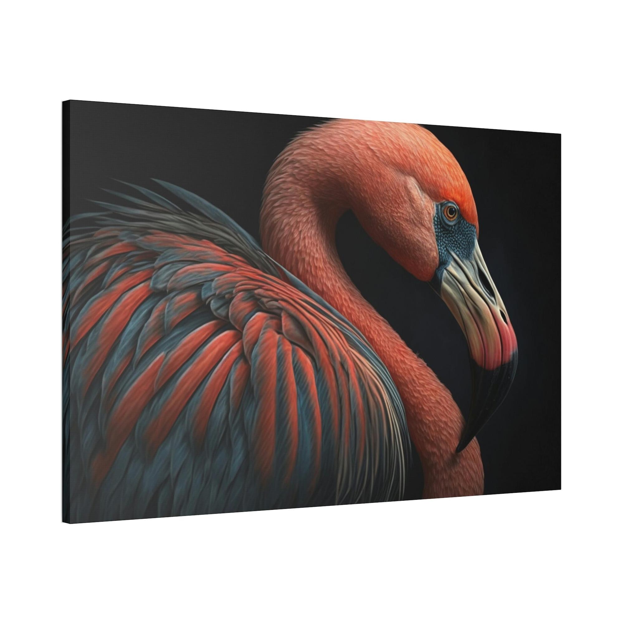 Flamingos The Elegant Flamingo: Framed Canvas & Poster of Graceful Flamingos