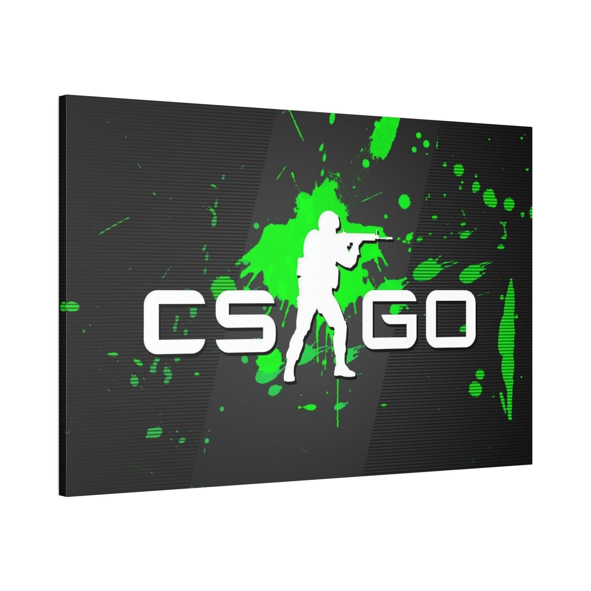 Counter Strike Counter Strike: Dynamic Gaming Art on Natural Canvas & Poster