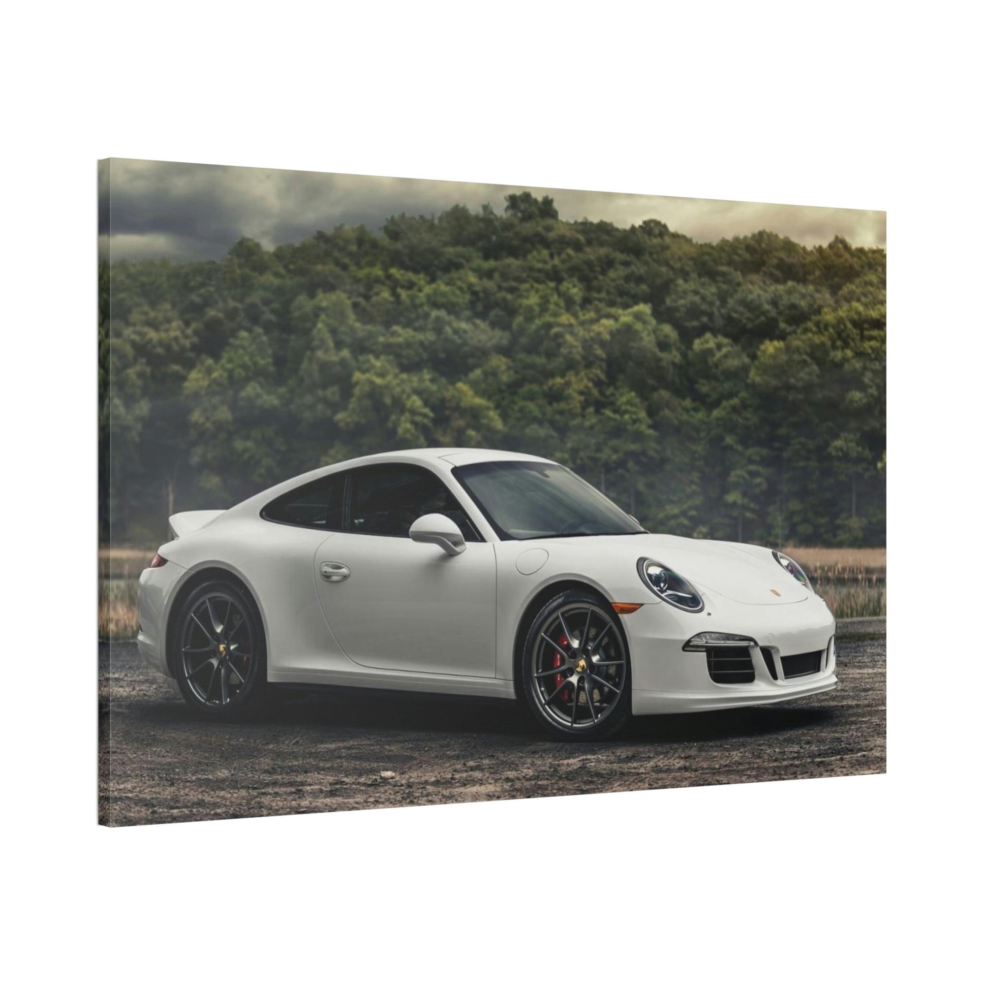 Porsche Porsche Power: Canvas & Poster Wall Art on Natural Canvas for Auto Aficionados