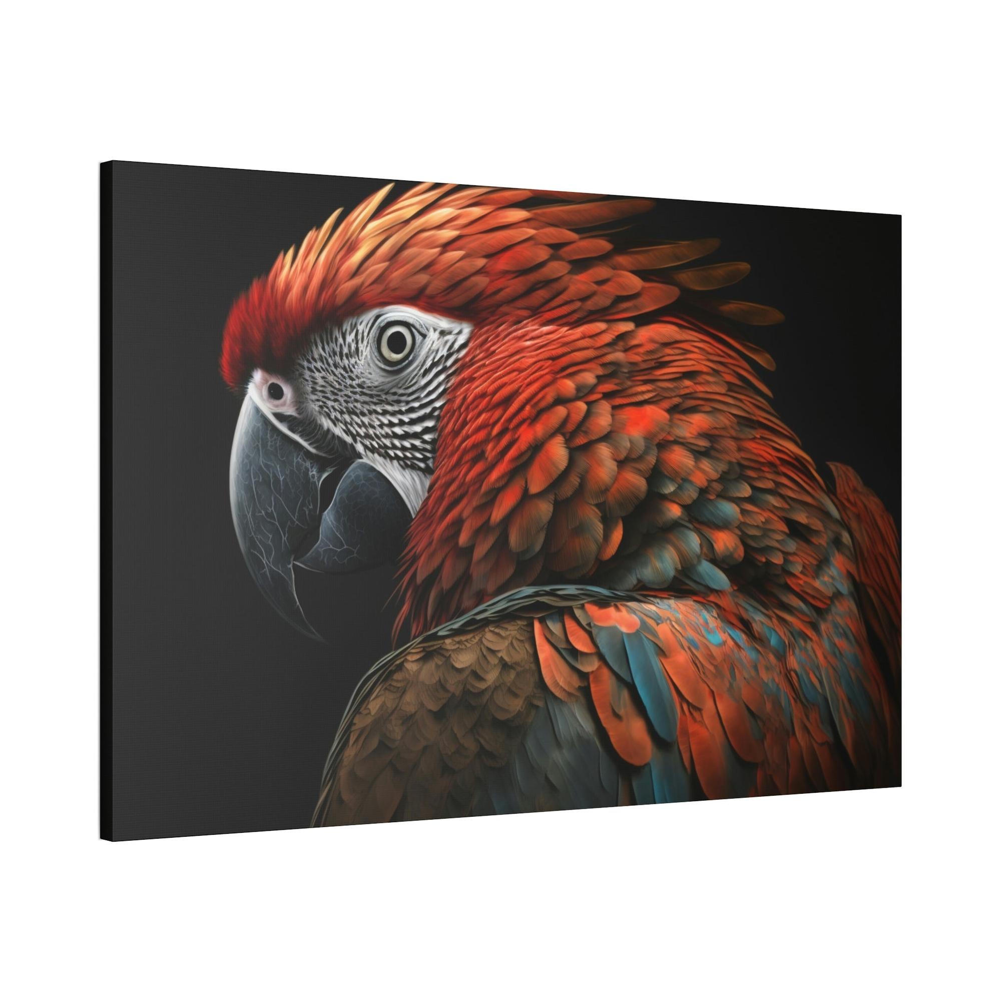 Parrots Parrot Portrait: A Canvas of Individuality and Personality in the Jungle