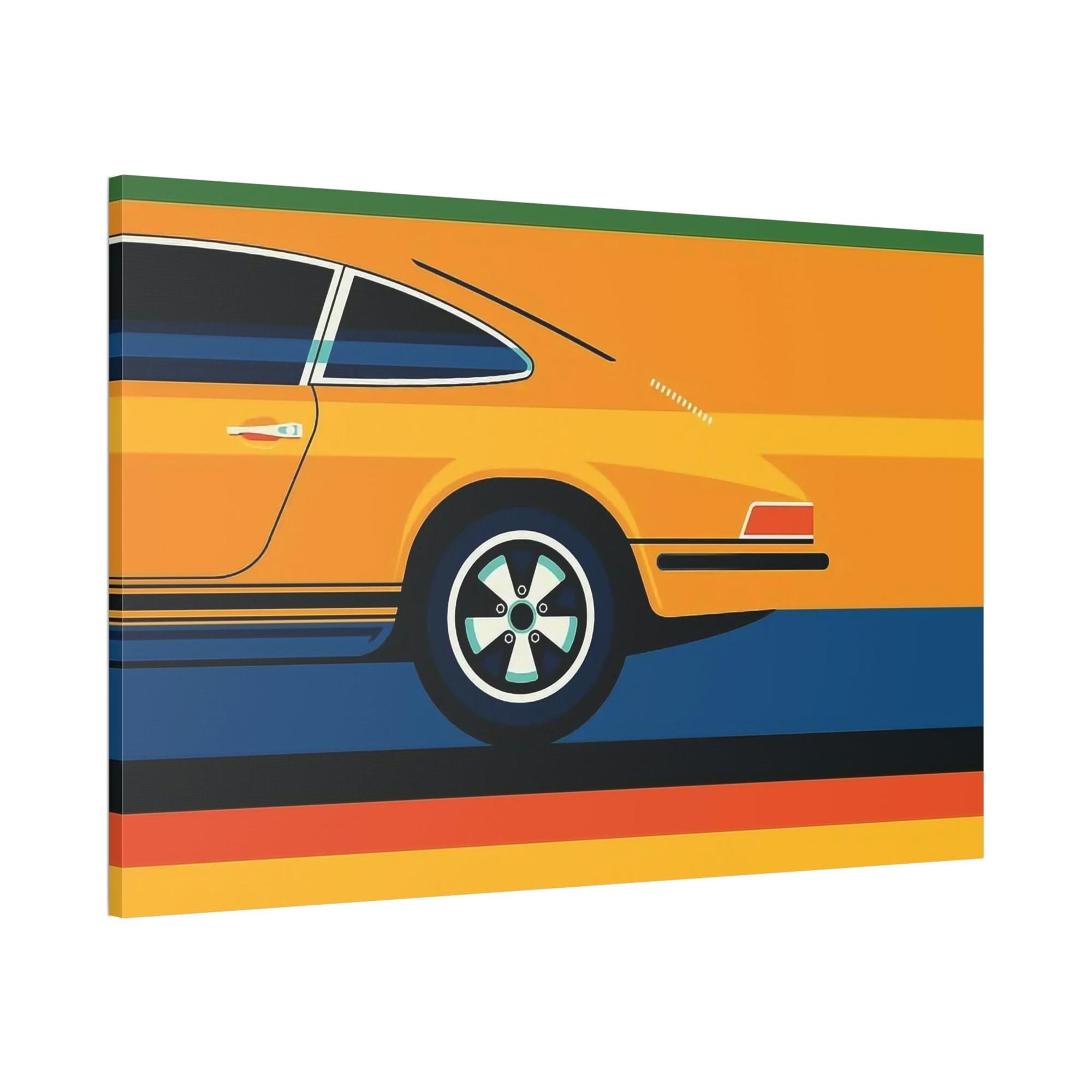 Porsche Porsche Canvas Print: Fine Art Poster for Luxury Car Lovers